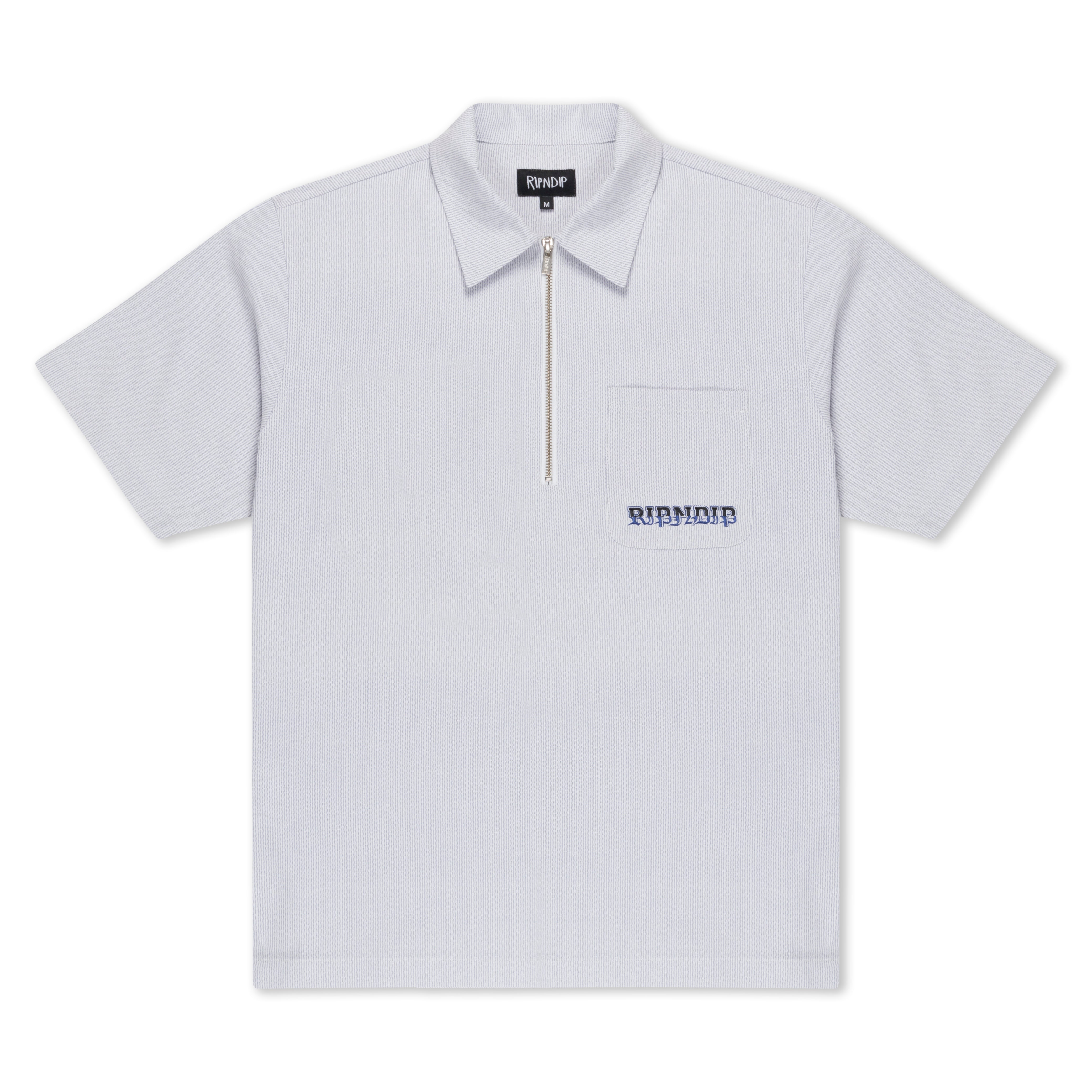  Rich Spirit Quarter Zip Shirt (Light Blue)、mySite、merchandisen