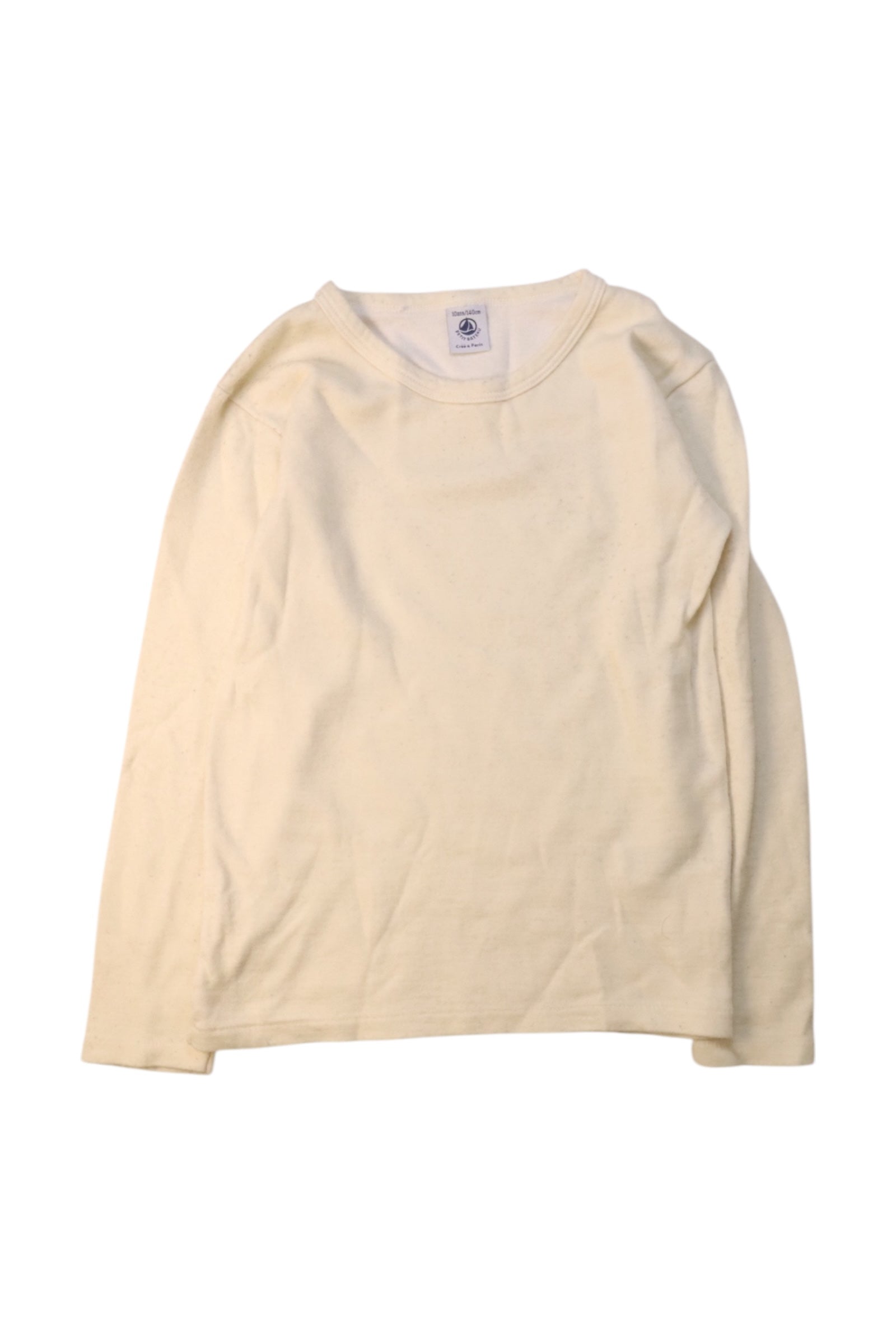 Petit Bateau Long Sleeve T-Shirt - Size 10Y、mySite、g9winljtr