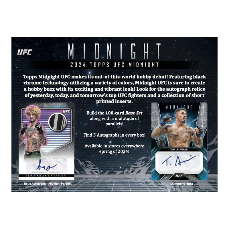 2024 Topps UFC Midnight Hobby Box、mySite、waistdrama