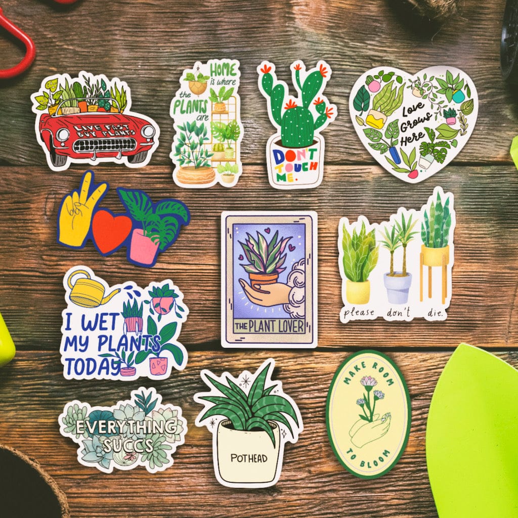  The Plant Lover 11 Sticker Pack、mySite、elrpsem3k