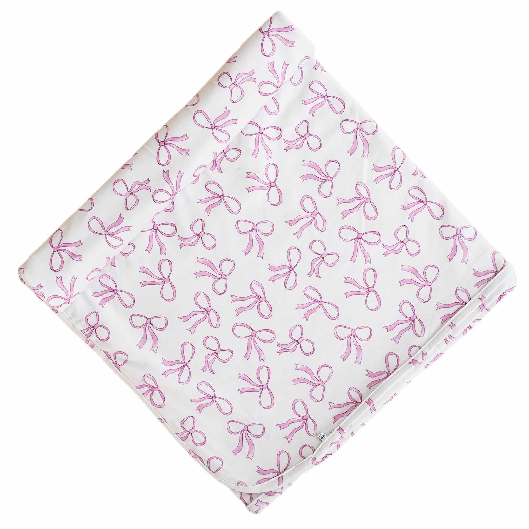  Blushing Bows Oversized Swaddle Blanket、mySite、layawaytickets