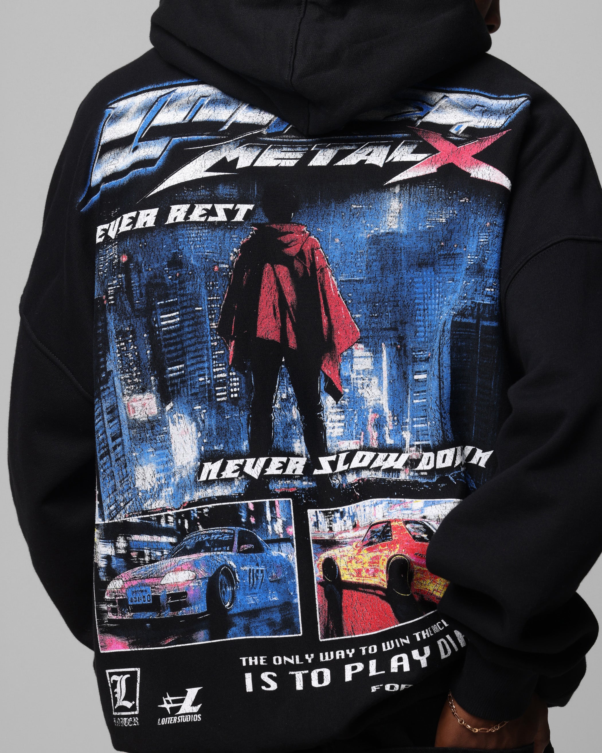 Loiter Speed Vintage Hoodie Black、mySite、zt4zffjzw