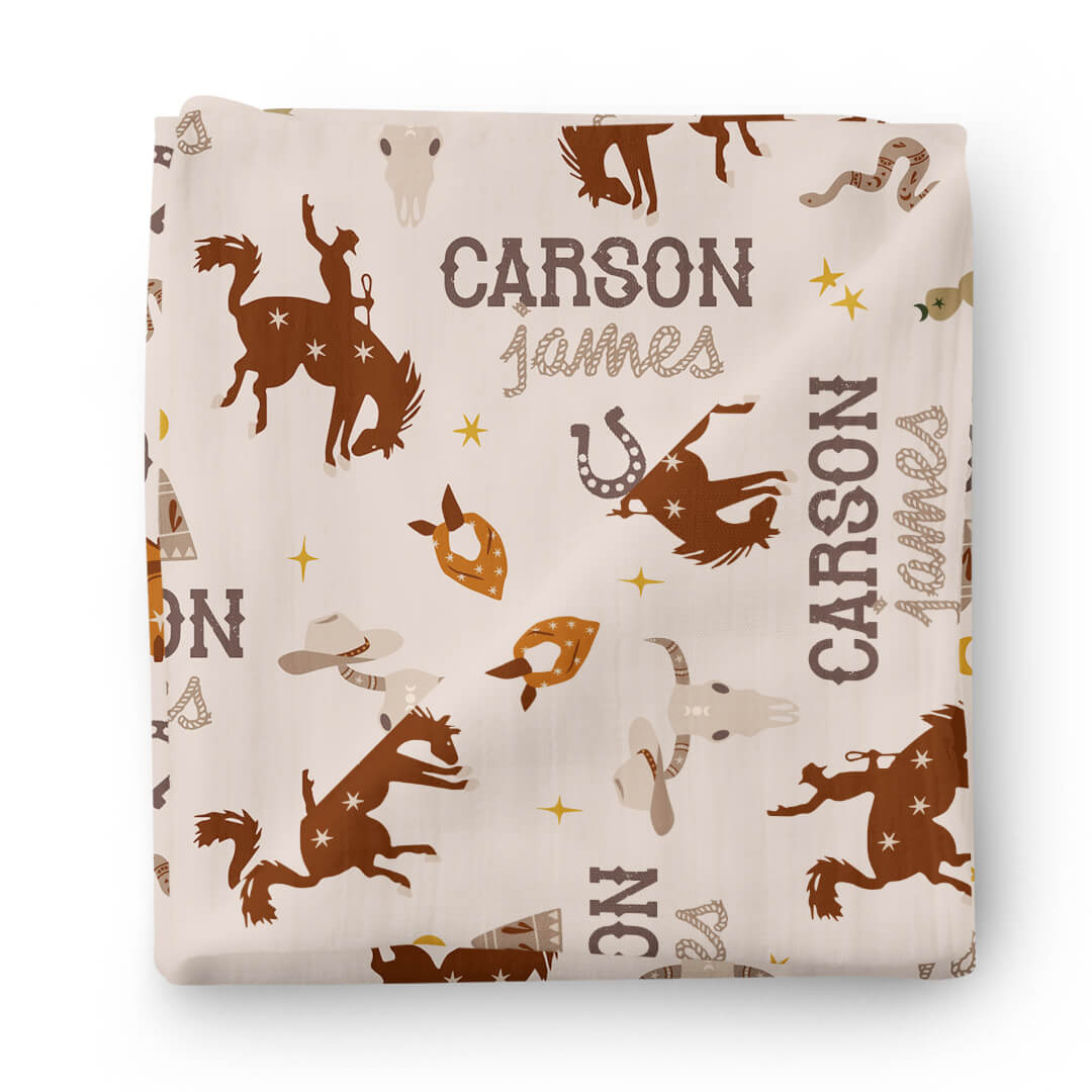  Giddy Up Personalized Baby Name Swaddle Blanket、mySite、layawaytickets