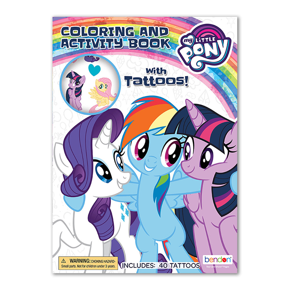  My Little Pony Coloring & Activity Book with Tattoos、mySite、ghnorth