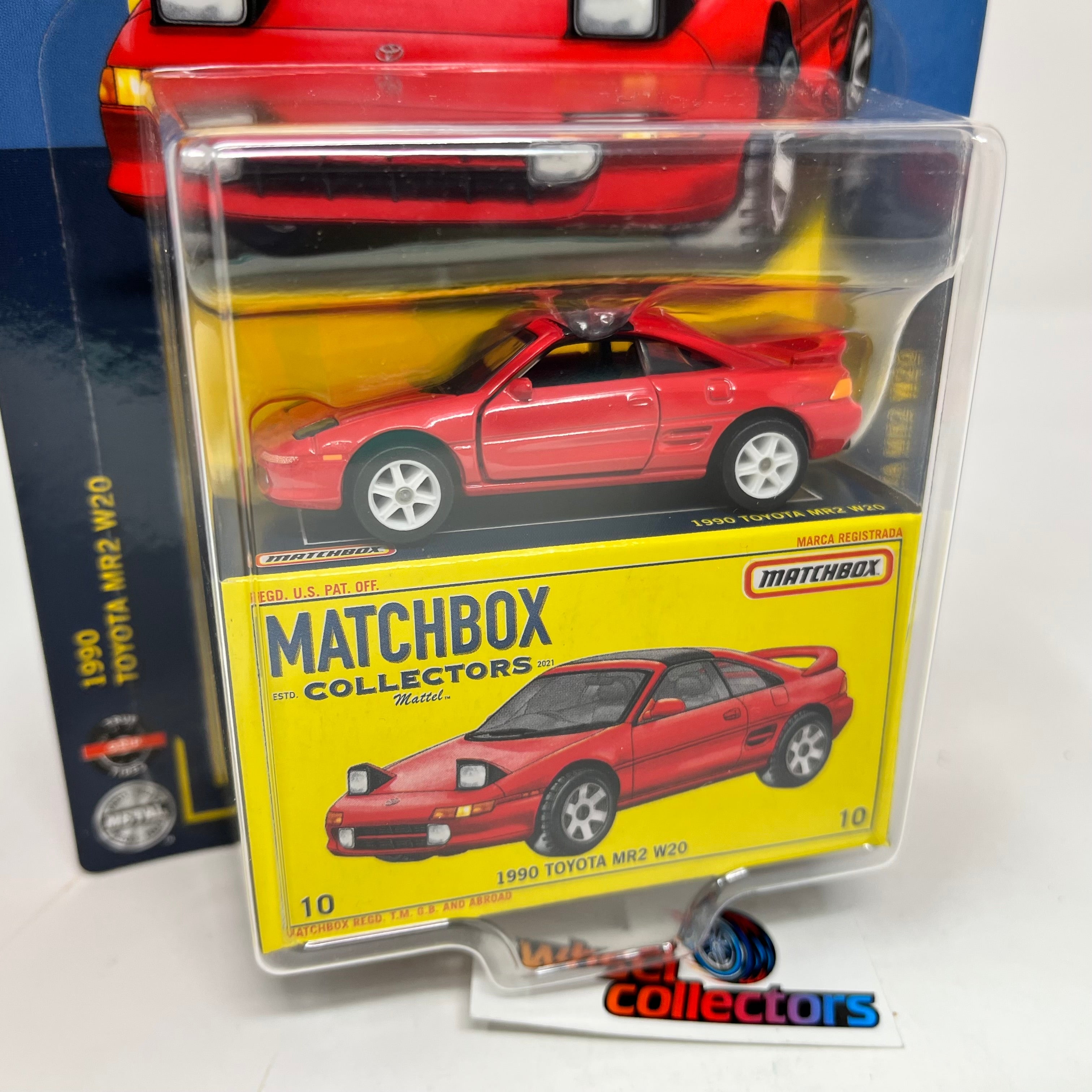 1990 Toyota MR2 W20 #10 * Head Lights Down & LHD * 2022 Matchbox Collectors、mySite、hgirdovlk