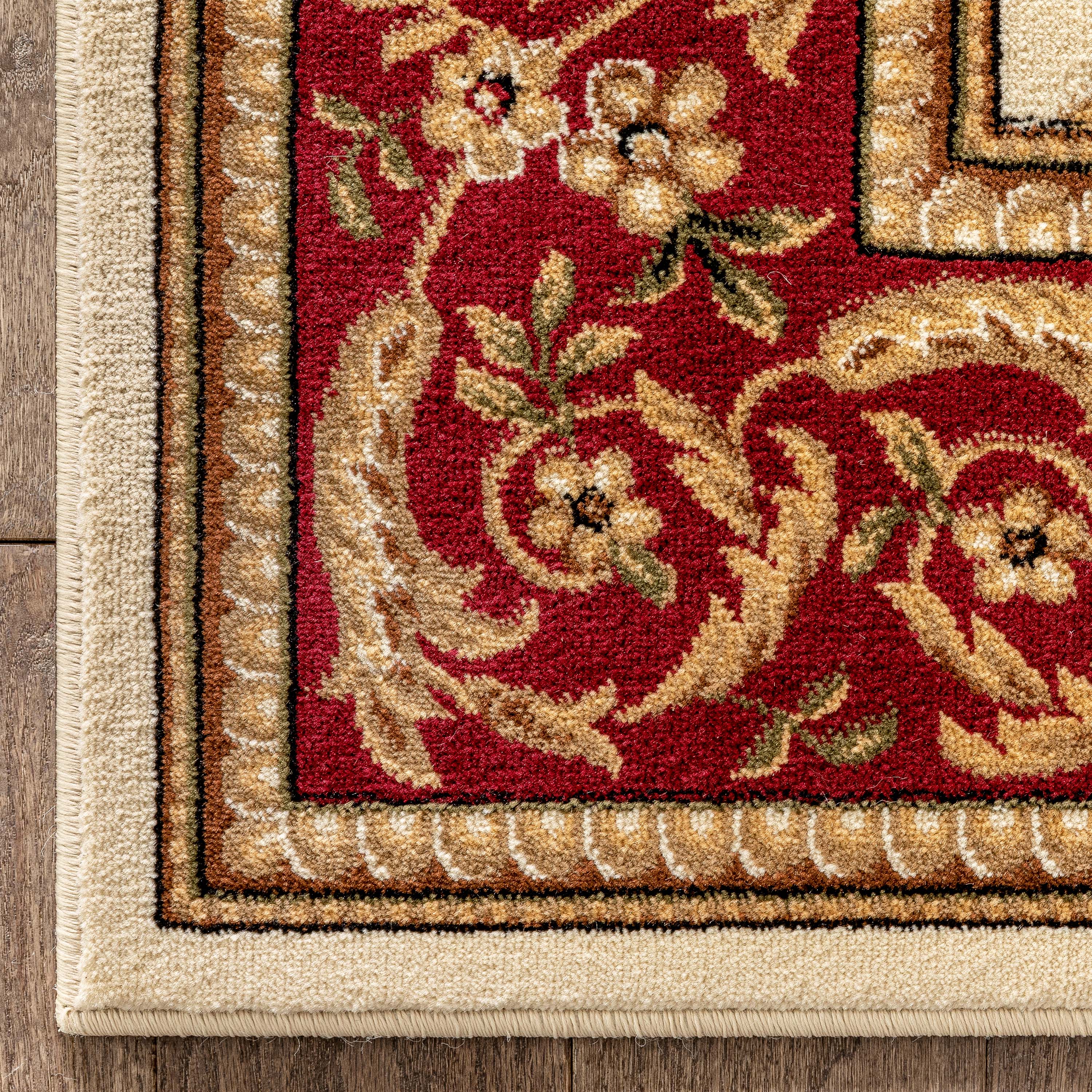 Fleur De Lis Ivory Formal Rug、mySite、gigharbornorthrealestate