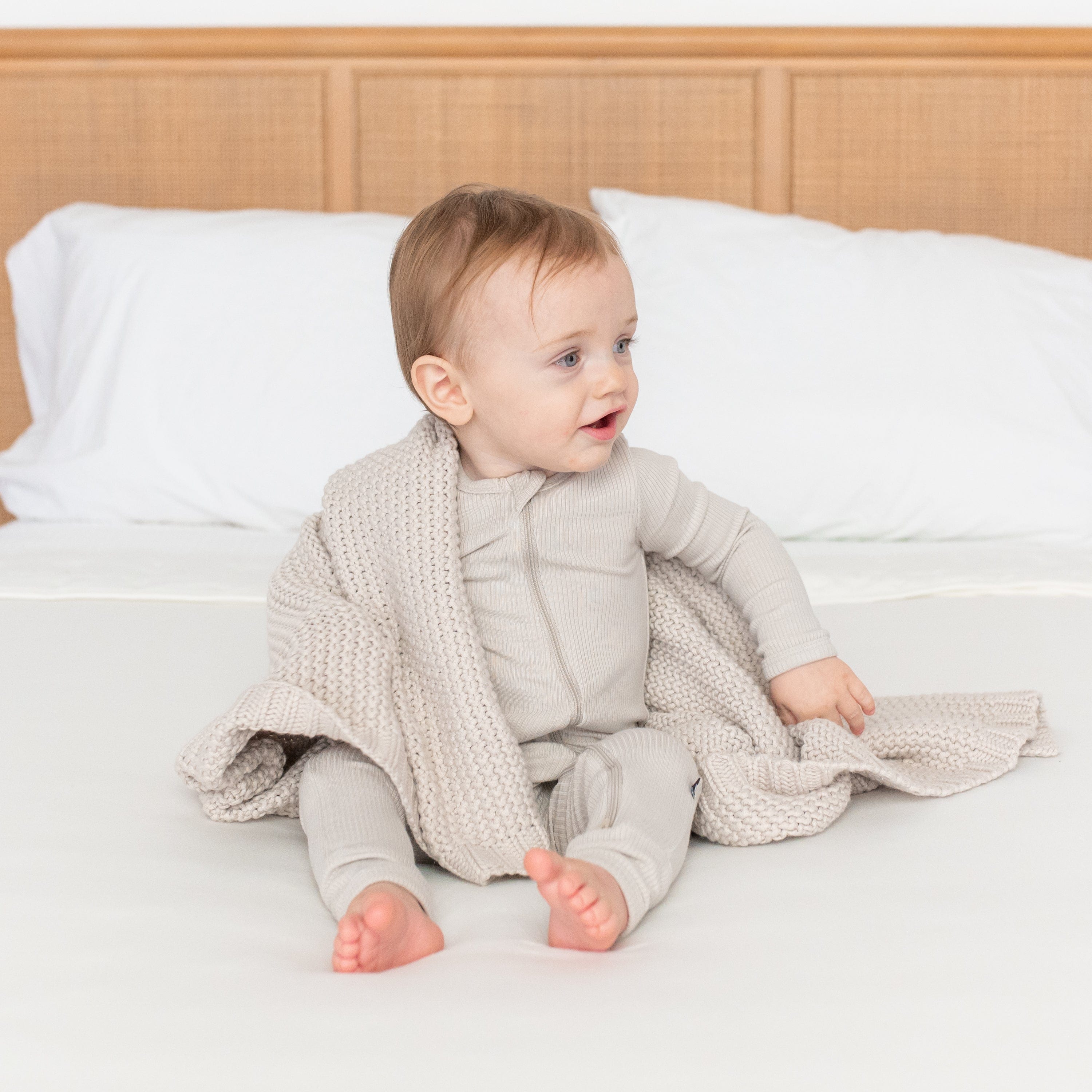  Chunky Knit Baby Blanket in Oat、mySite、layawaytickets