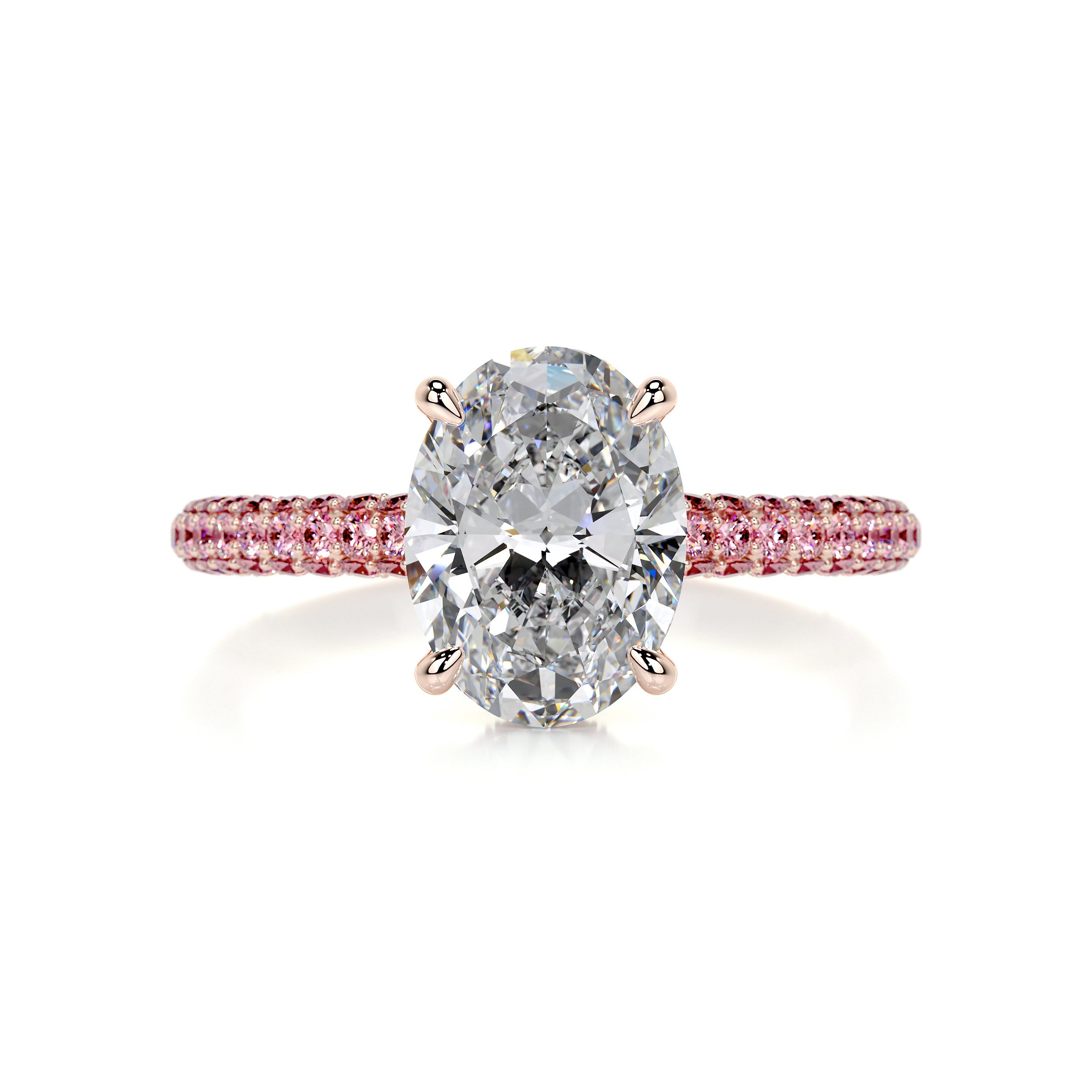 Rebecca Moissanite & Gemstones Ring -14K Rose Gold、mySite、hinf8tx79