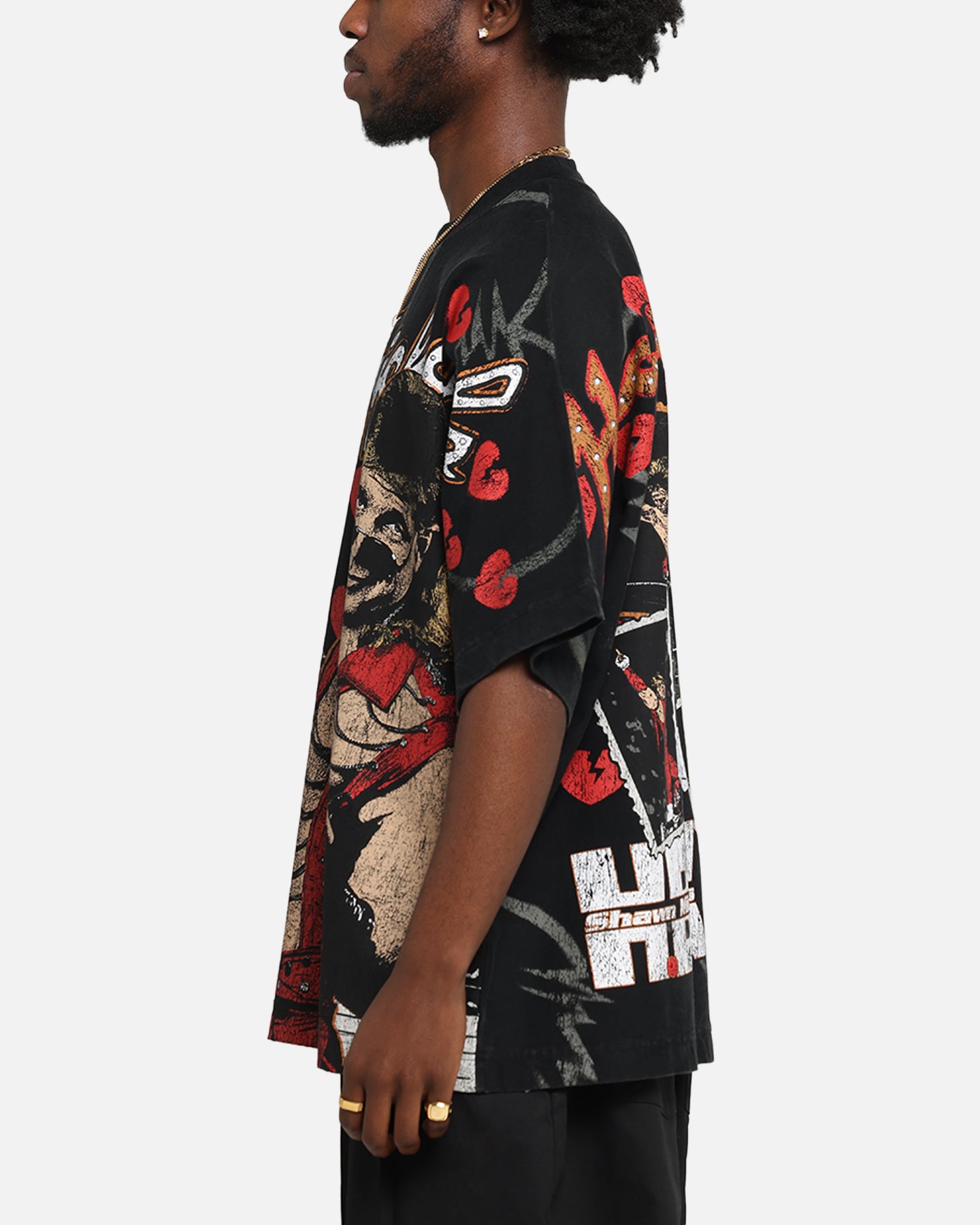 Culture Kings X WWE Shawn Michaels All Over Print T-Shirt Black、mySite、zt4zffjzw