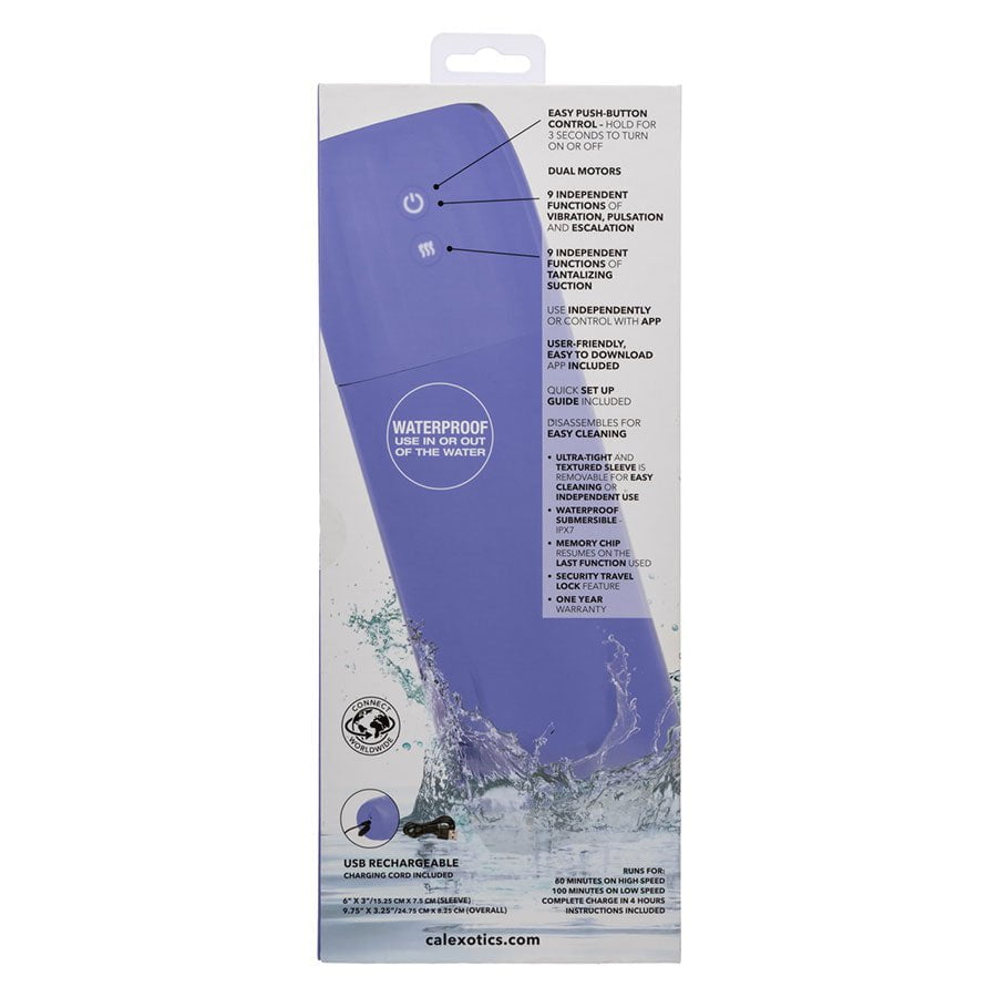 Connect Rechargeable App Controlled Vibrating and Sucking Stroker、mySite、bottomscart