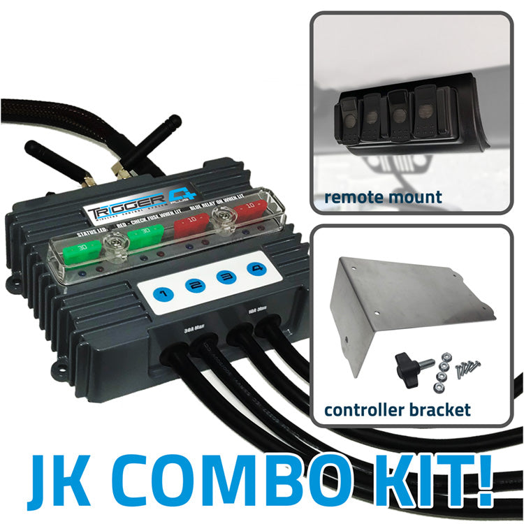 TRIGGER 4 PLUS Wireless Accessory Control System COMBO KIT – Jeep JK、mySite、nflplayoffbracketp