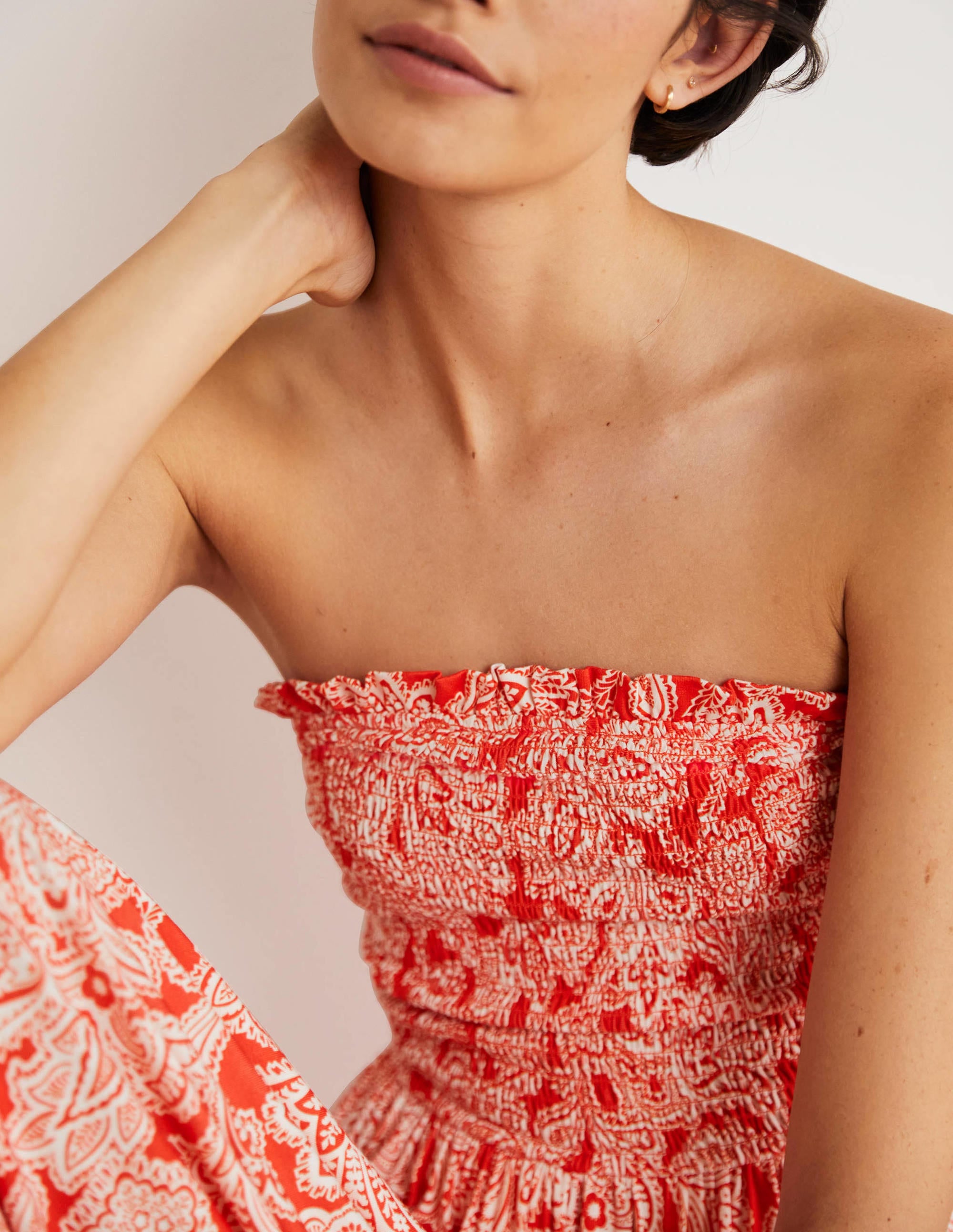  Strapless Jersey Maxi Dress-Firecracker, Paisley Bud、mySite、ashleygrahame