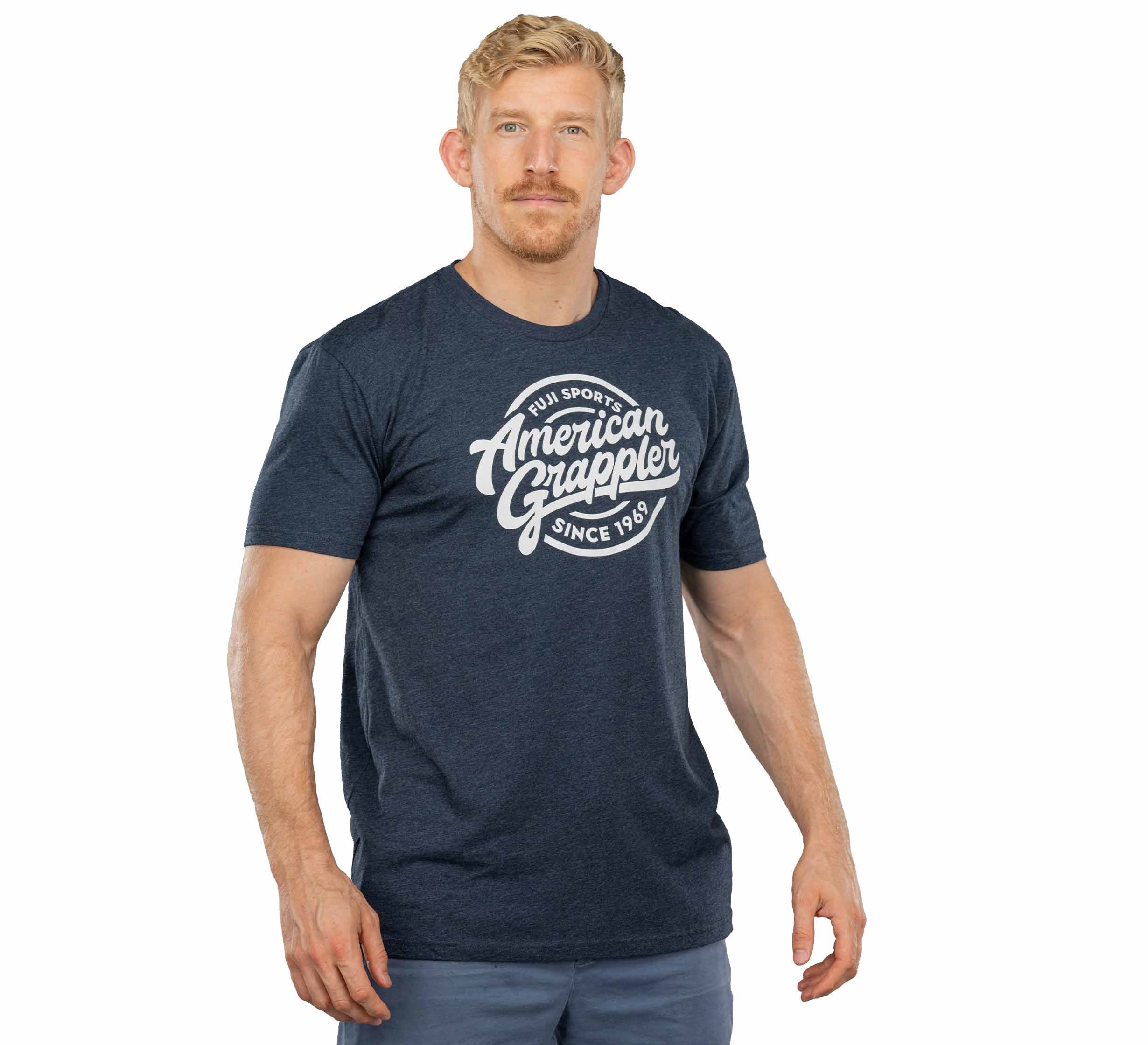 American Grappler T-Shirt Navy、mySite、gigharbornorthrealestate