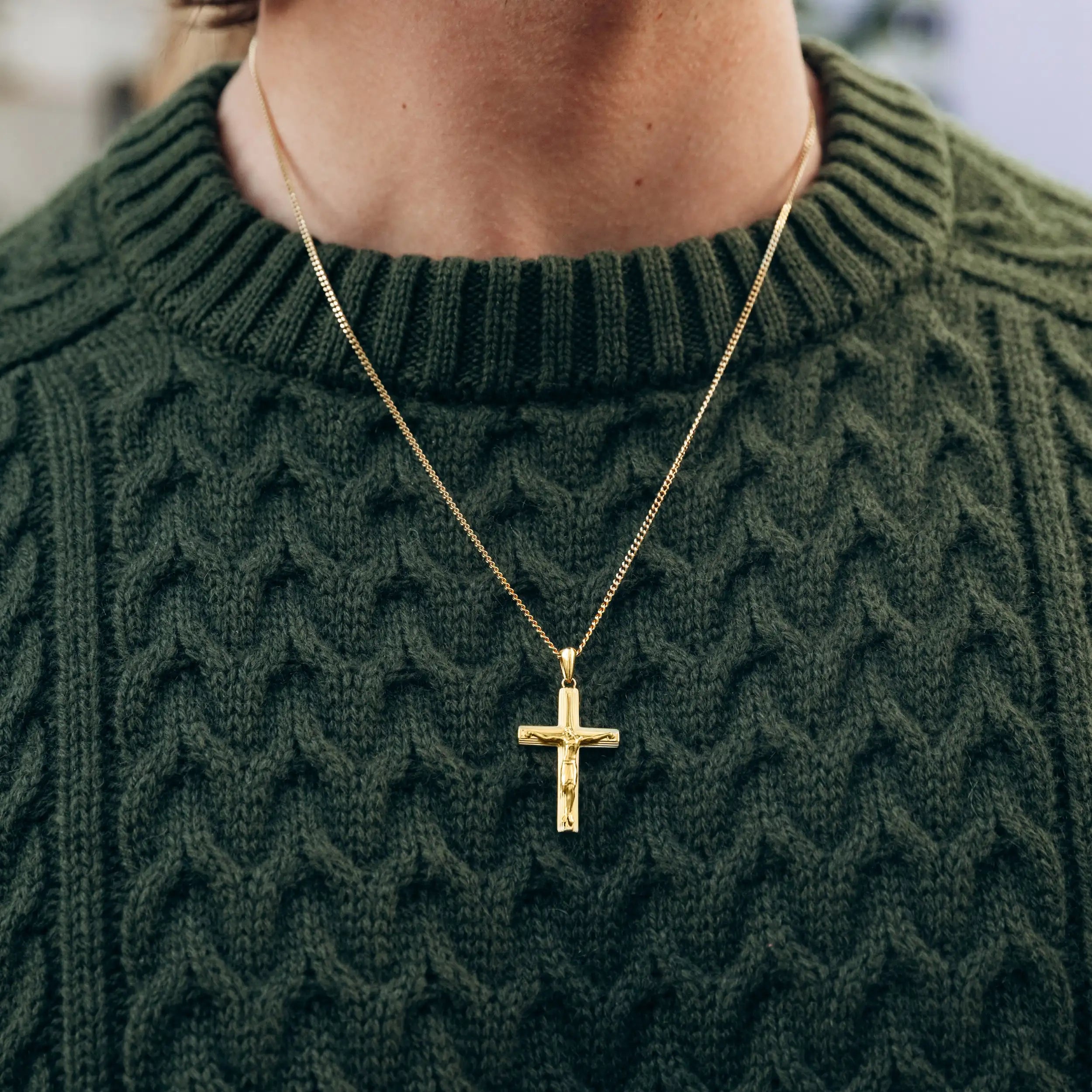 Crucifix Pendant - 14K Gold、mySite、botmansion