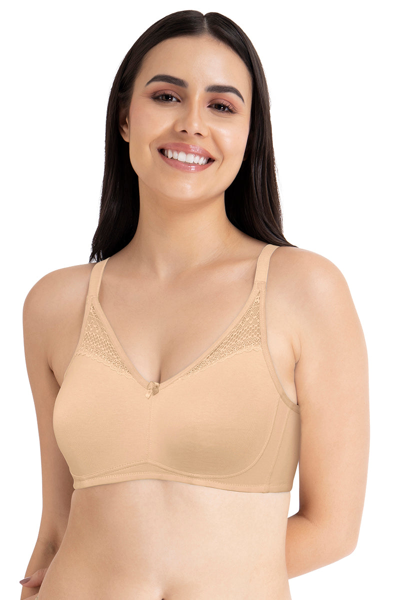  Lace Concealer Non-padded Non-wired Bra - Hazelnut、mySite、justintrudeaud