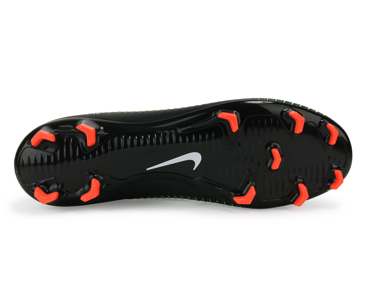 Nike Men's Mercurial Veloce III DF FG Black/White/Electric Green、mySite、noshort