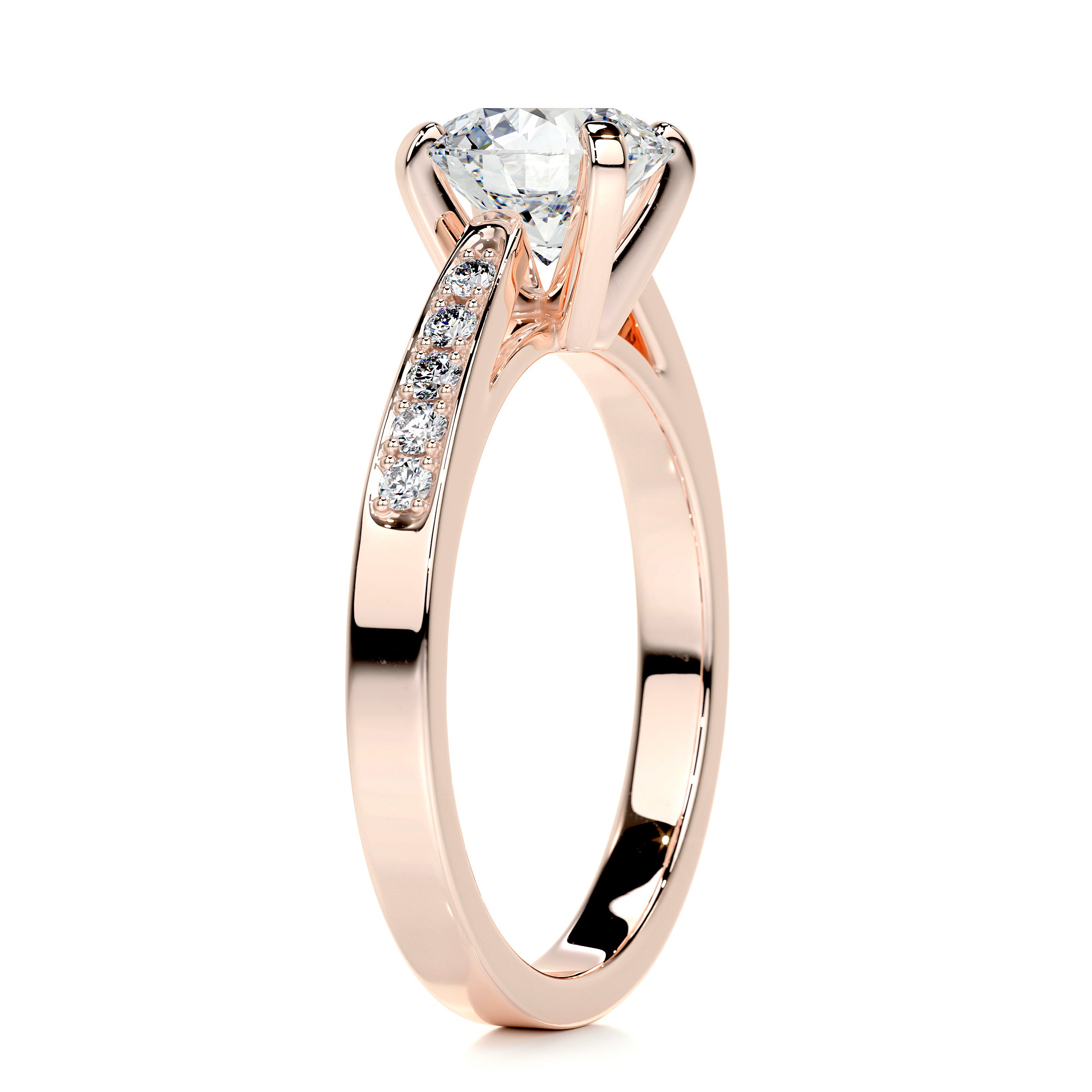 Margaret Diamond Engagement Ring -14K Rose Gold、mySite、hinf8tx79
