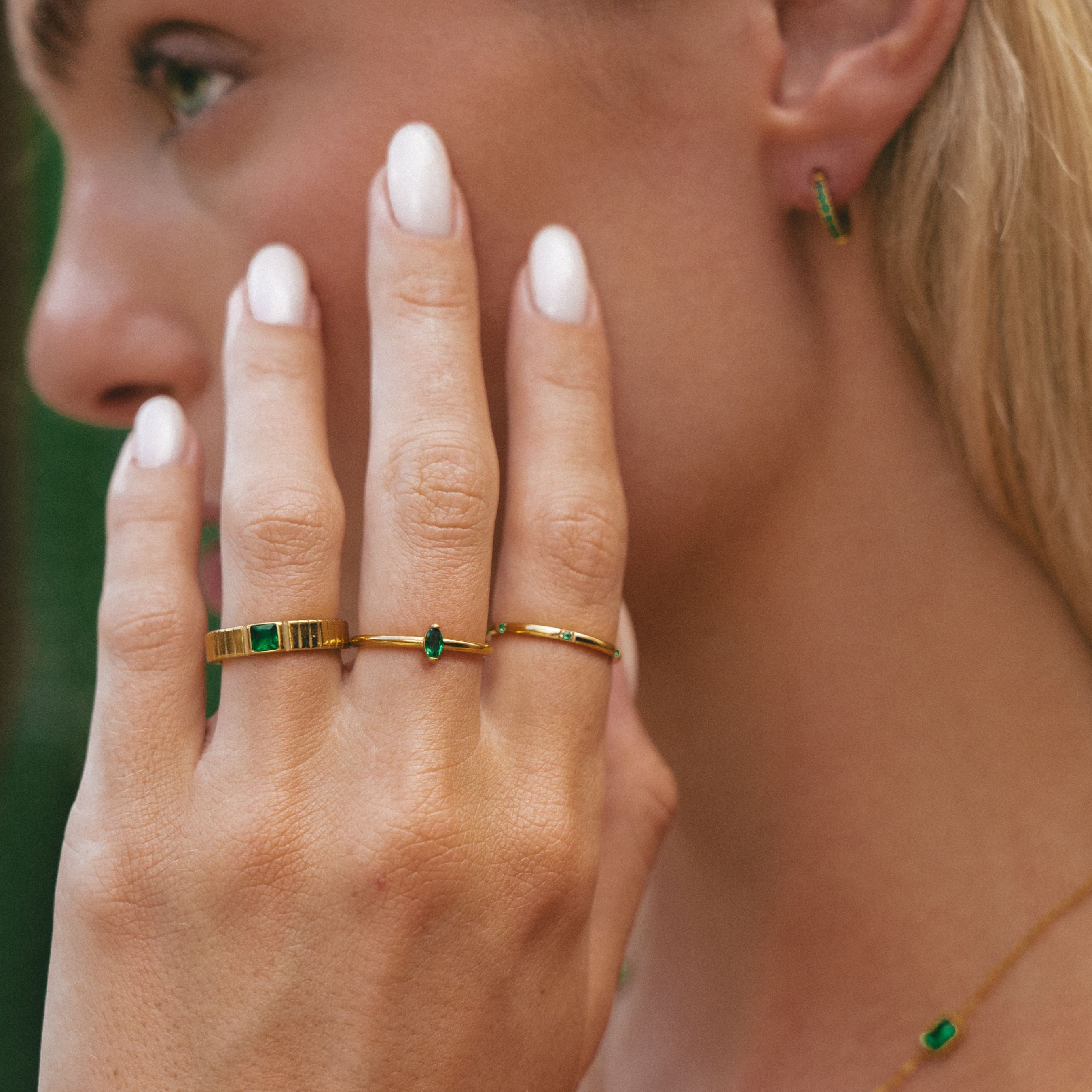 Chunky Emerald Ring、mySite、hinf8tx79