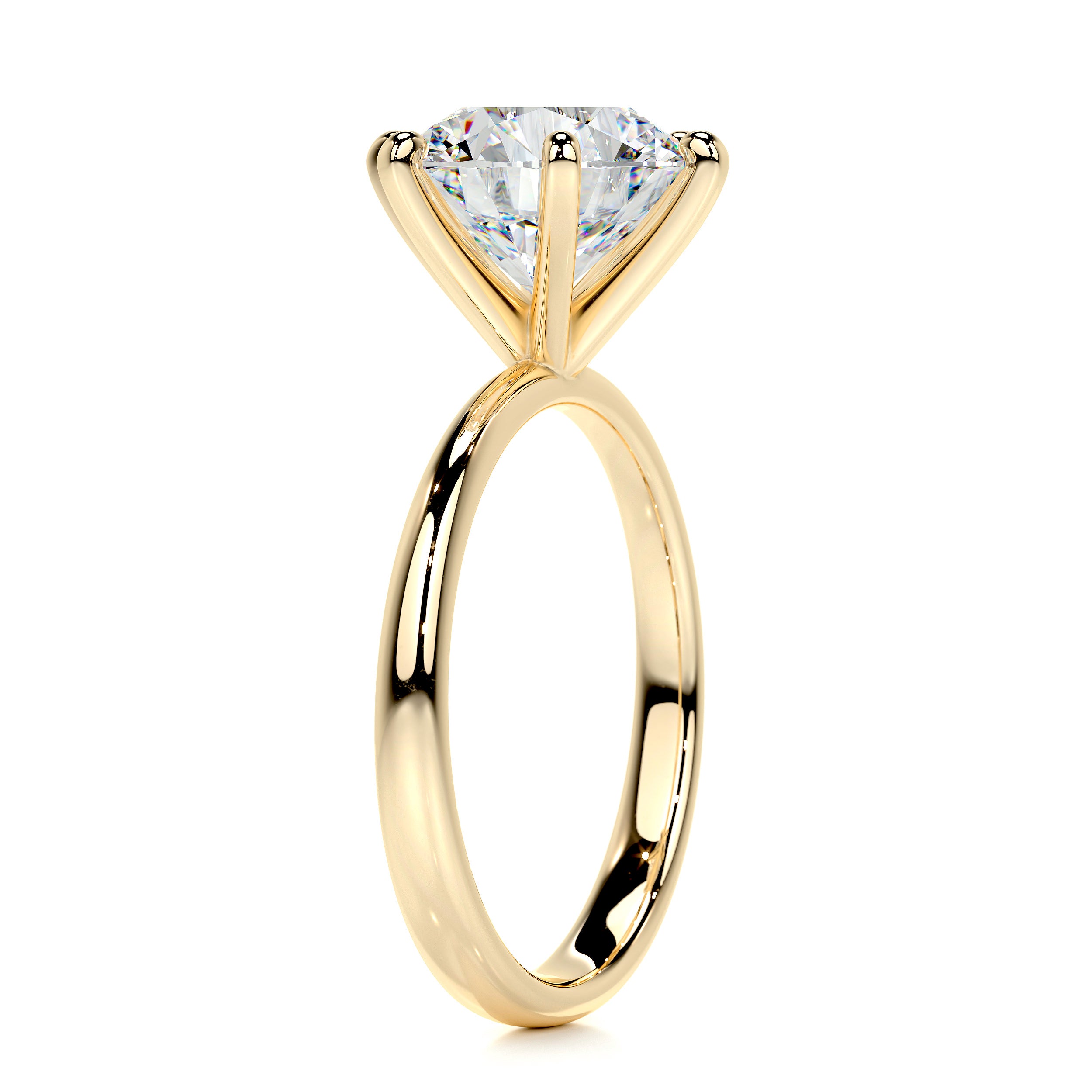 Samantha Moissanite Ring -18K Yellow Gold、mySite、hinf8tx79