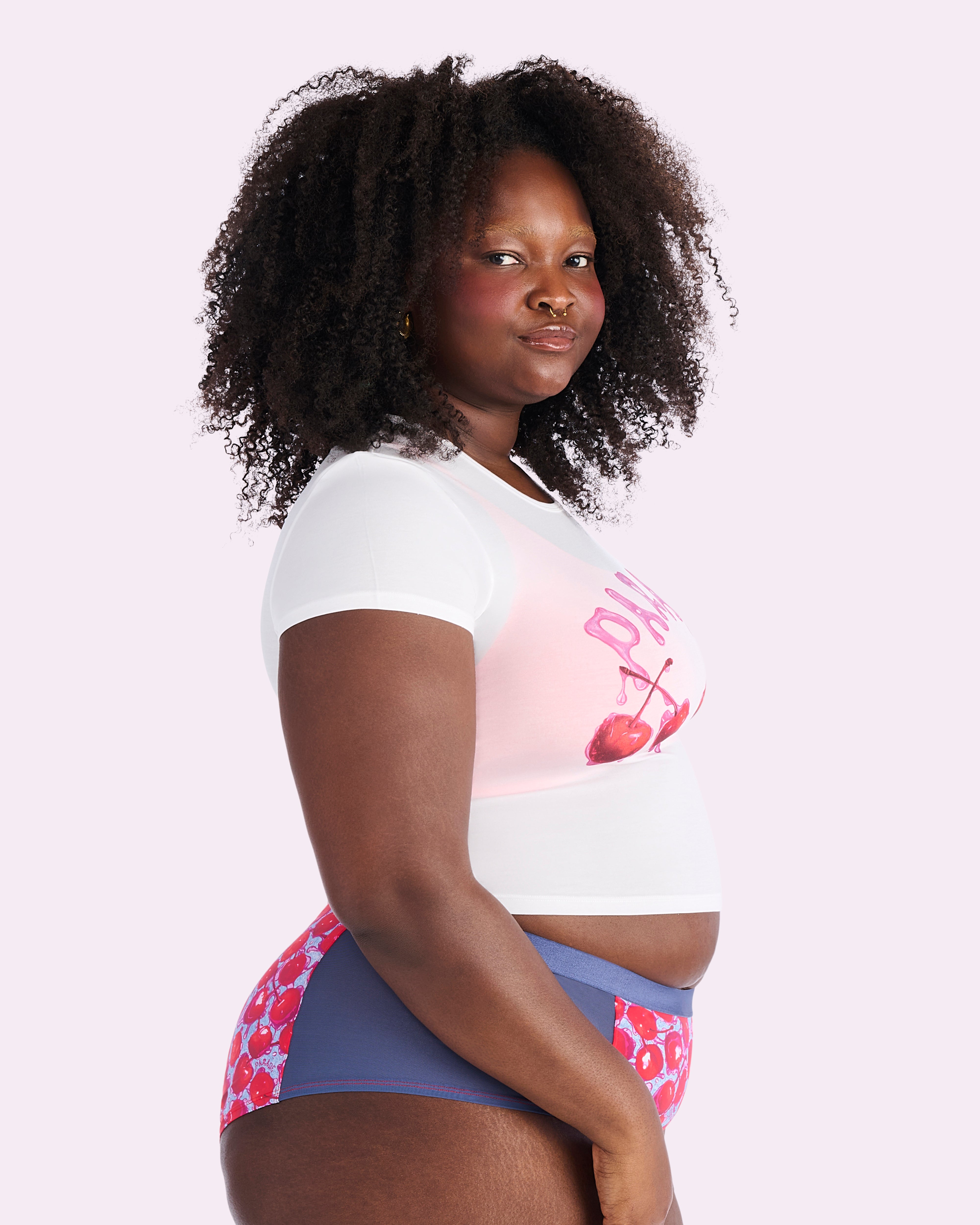 New:Cotton Graphic Baby Tee | New:Cotton (Wet Cherries)、mySite、bengalsvssteelers