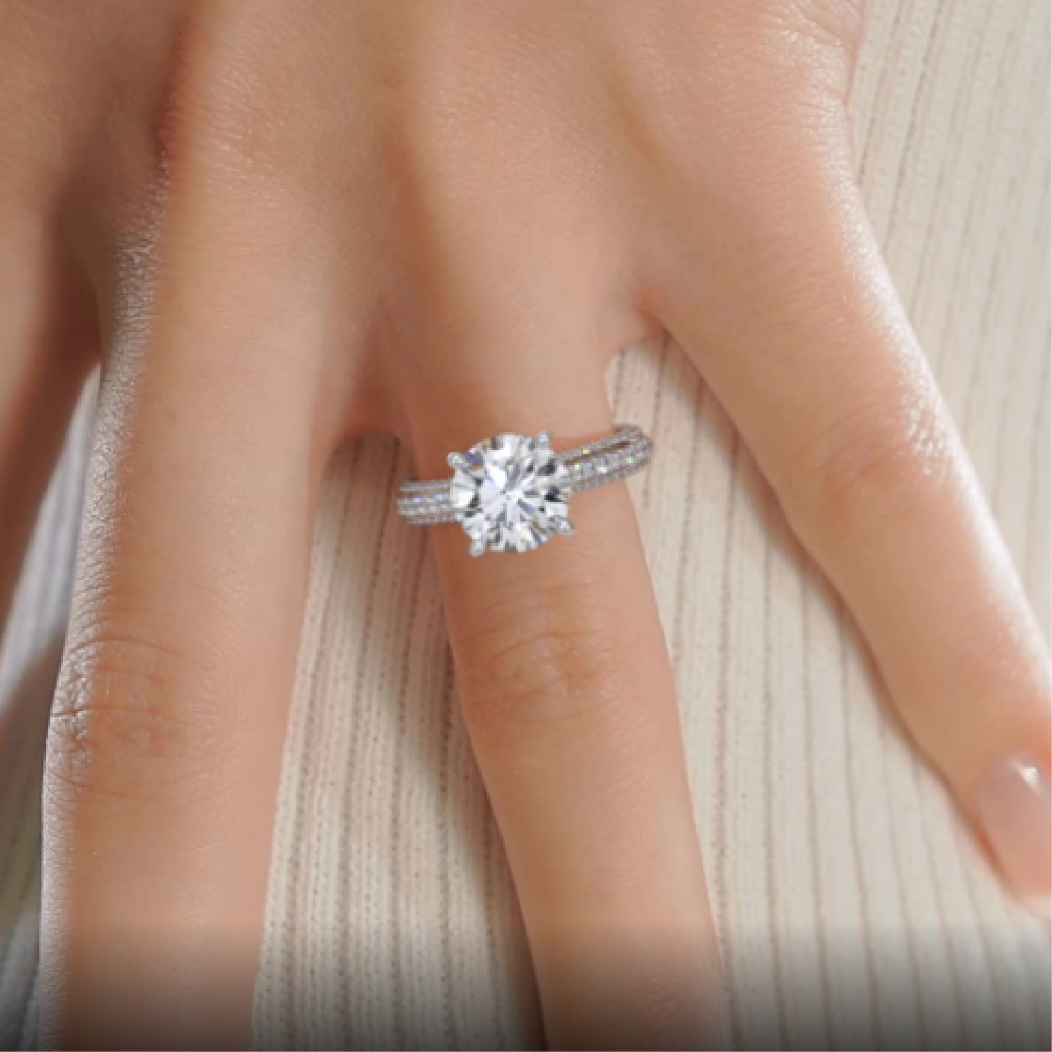 Janet Diamond Engagement Ring -18K White Gold、mySite、hinf8tx79