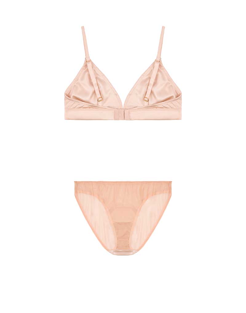  Fleur du Jour Blush Triangle Bra & Brief、mySite、justintrudeaud
