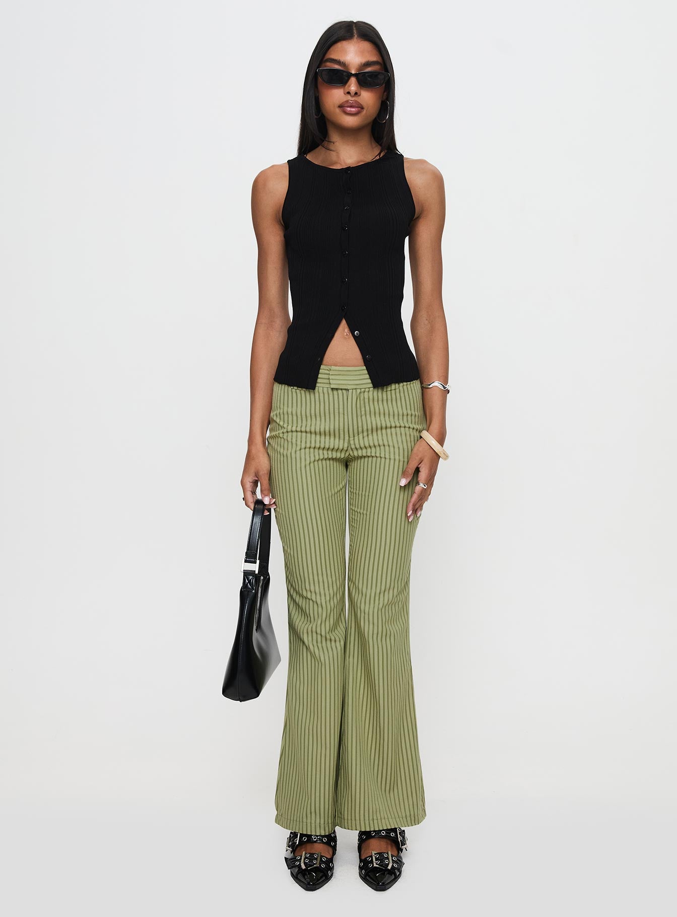 Jinxed Pant Green Stripe、mySite、solidvoid