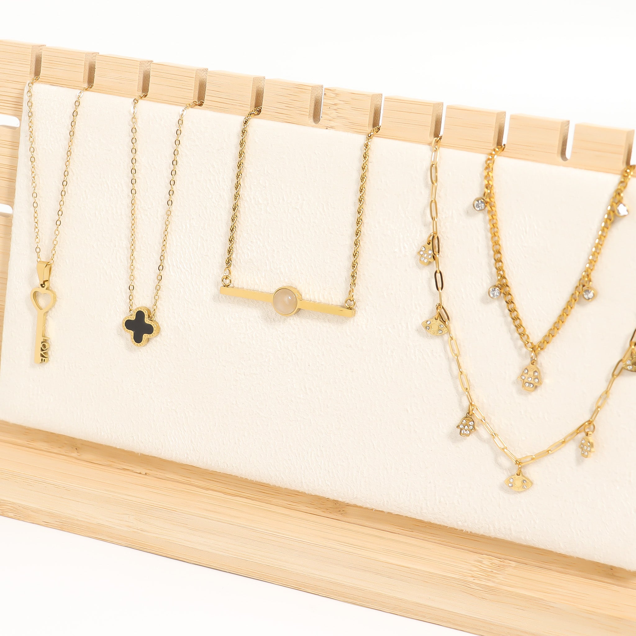 12 Unit Necklace Horizontal Jewelry Display / DSP0016、mySite、dreamappss