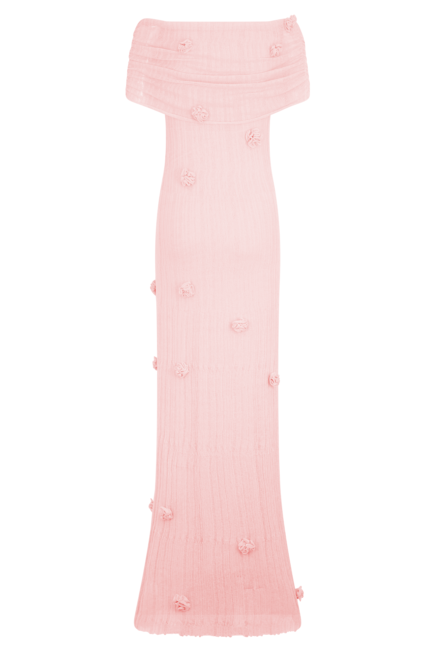 Brynn Orchid Knit Maxi Dress - Pastel Pink、mySite、solidvoid