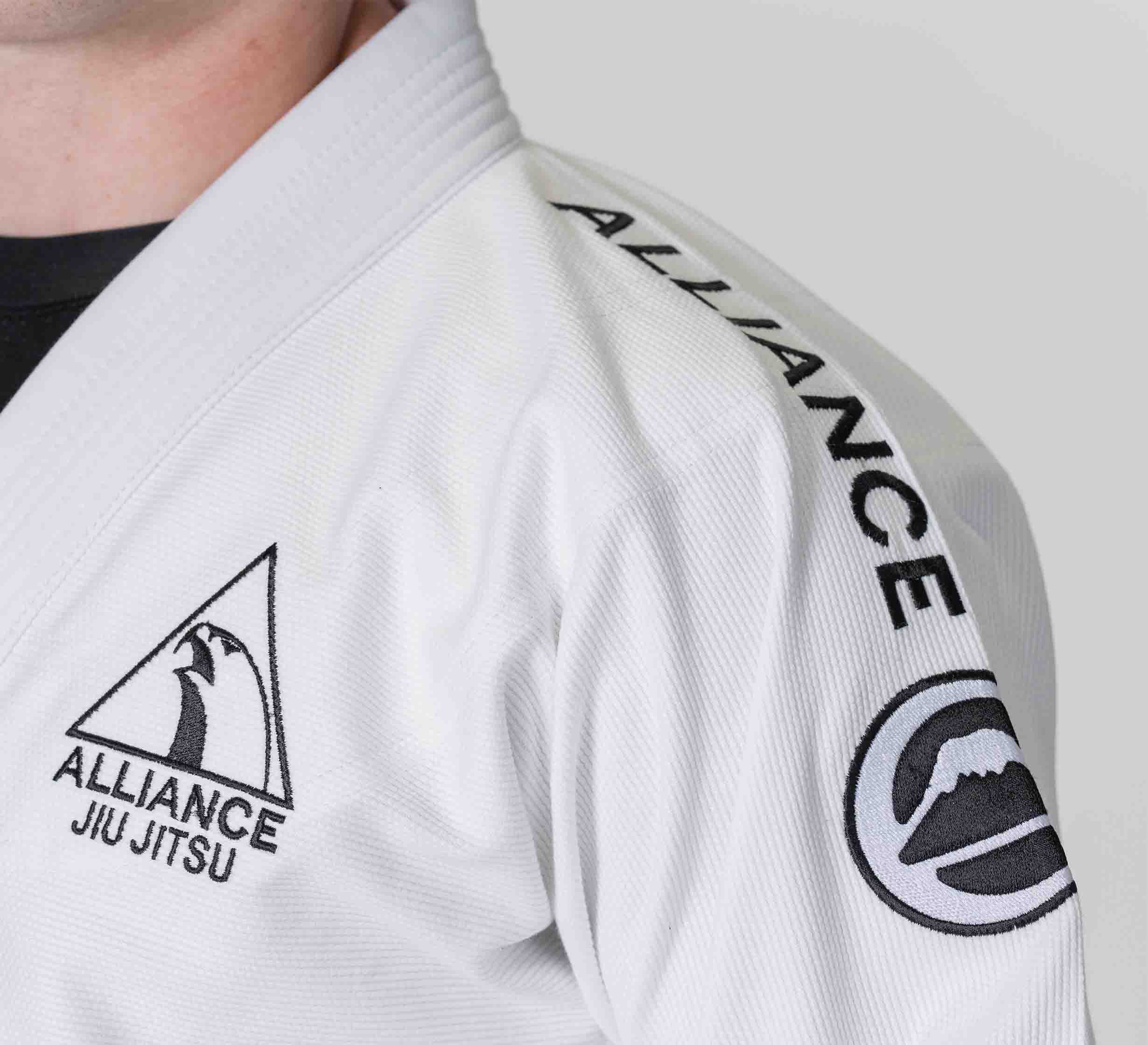 Alliance Competition BJJ Gi White、mySite、gigharbornorthrealestate