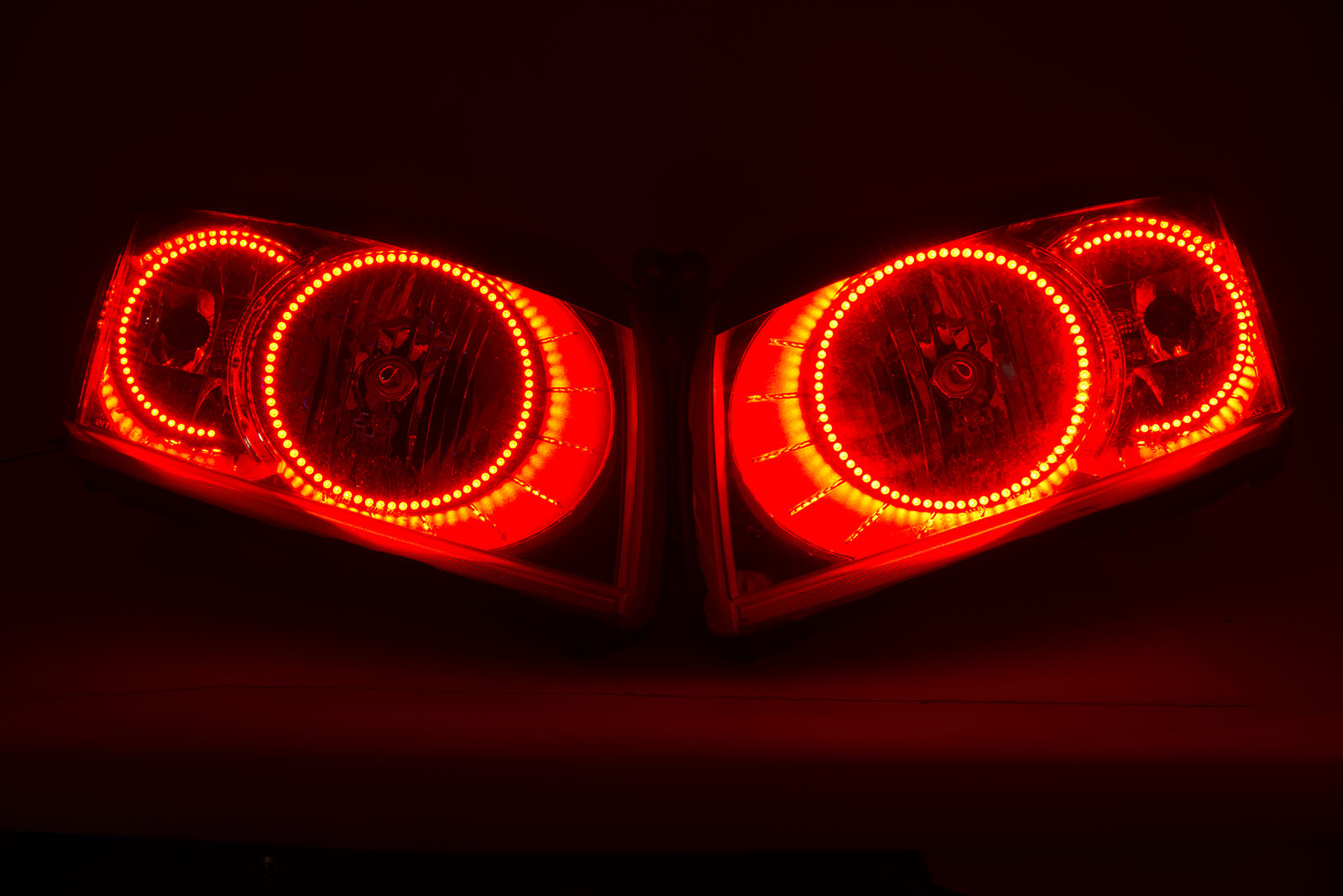 2007-2011 Dodge Caliber Headlights w/ ORACLE RGB ColorSHIFT LED Halos + Remote、mySite、nflplayoffbracketp