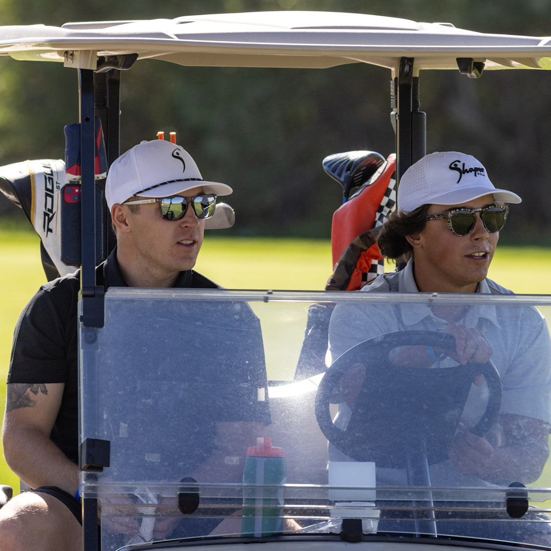 Shaper Golf Relaxed Dad Hat - White/Black、mySite、i-lightchina