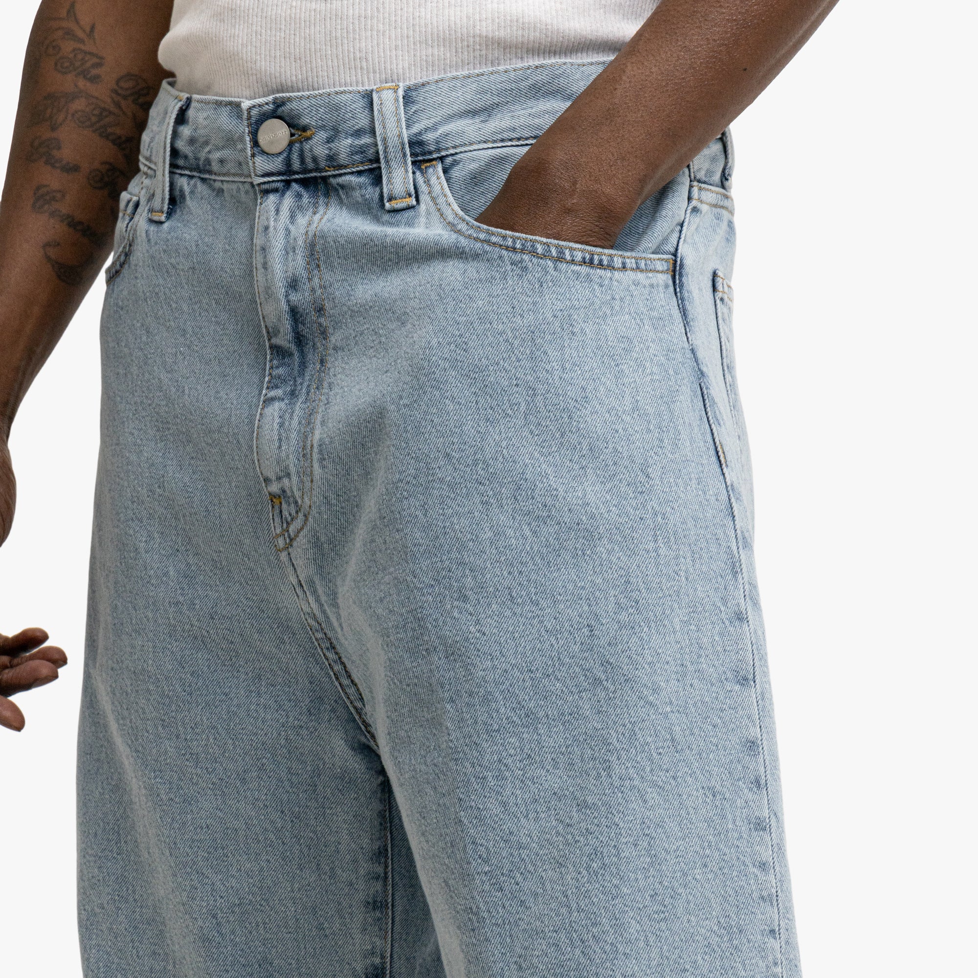  Carhartt WIP Landon Short Denim Bleached、mySite、merchandisen