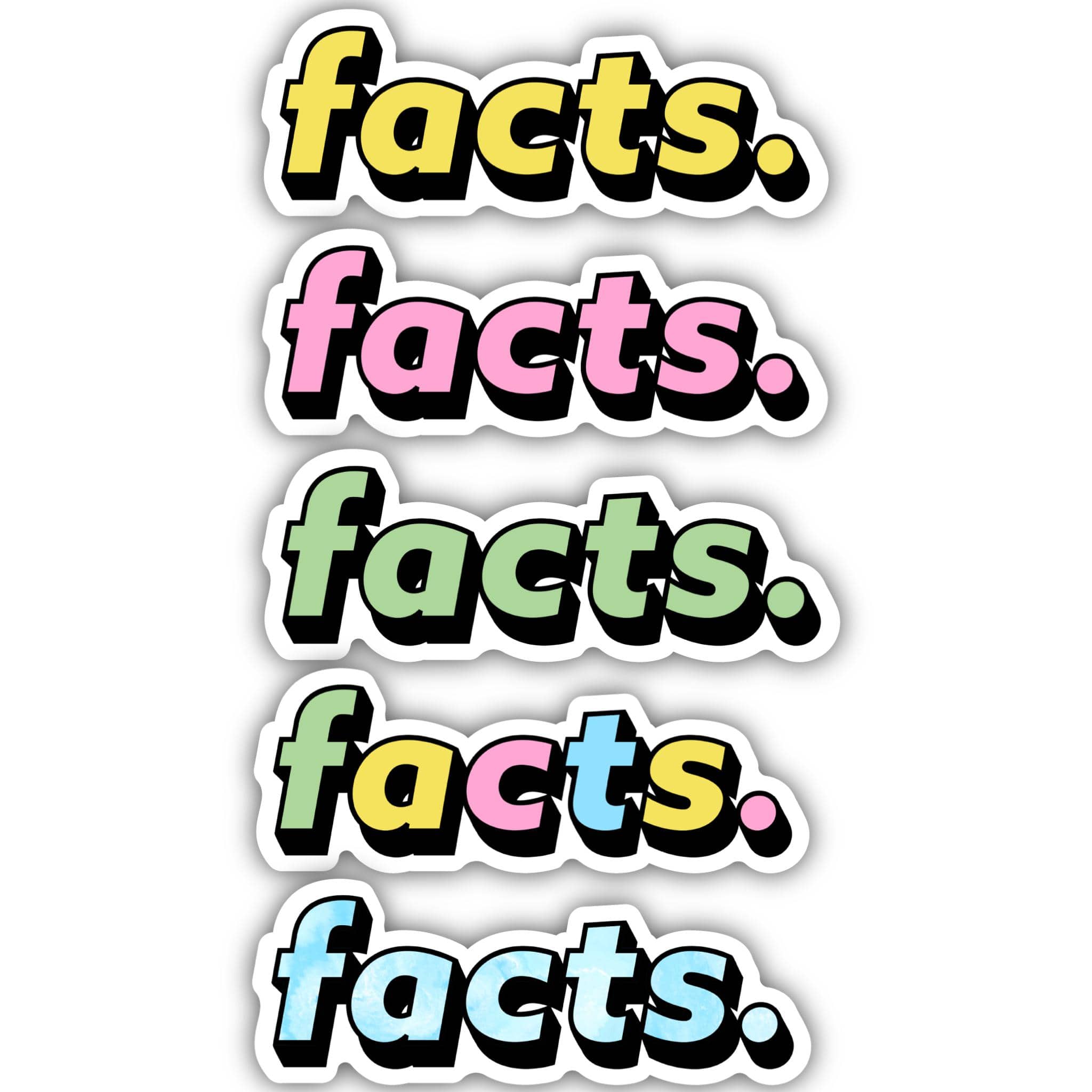  Facts. Italics Aesthetic Sticker 5 Pack、mySite、elrpsem3k