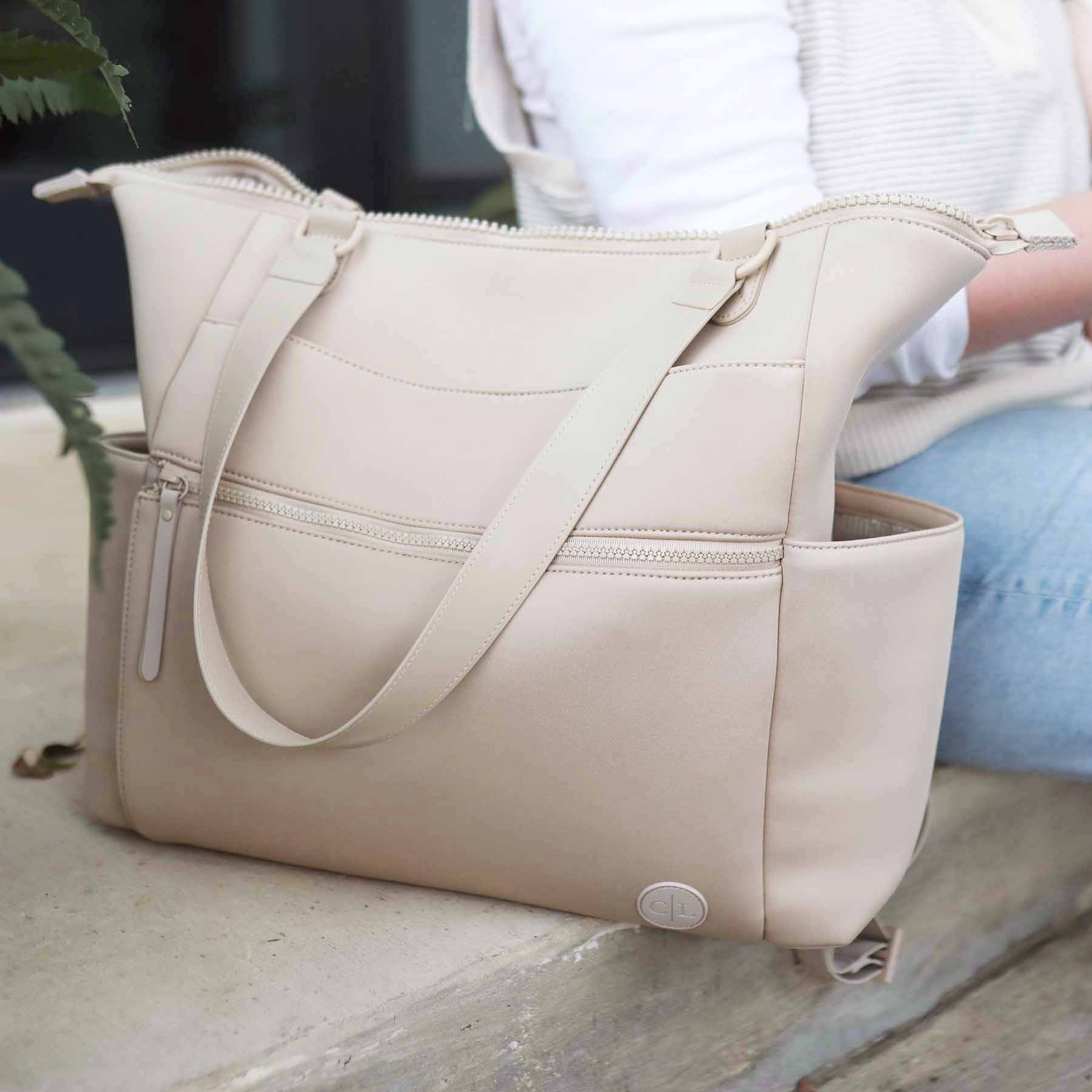  Lane Convertible Diaper Bag Tote | Sand、mySite、layawaytickets