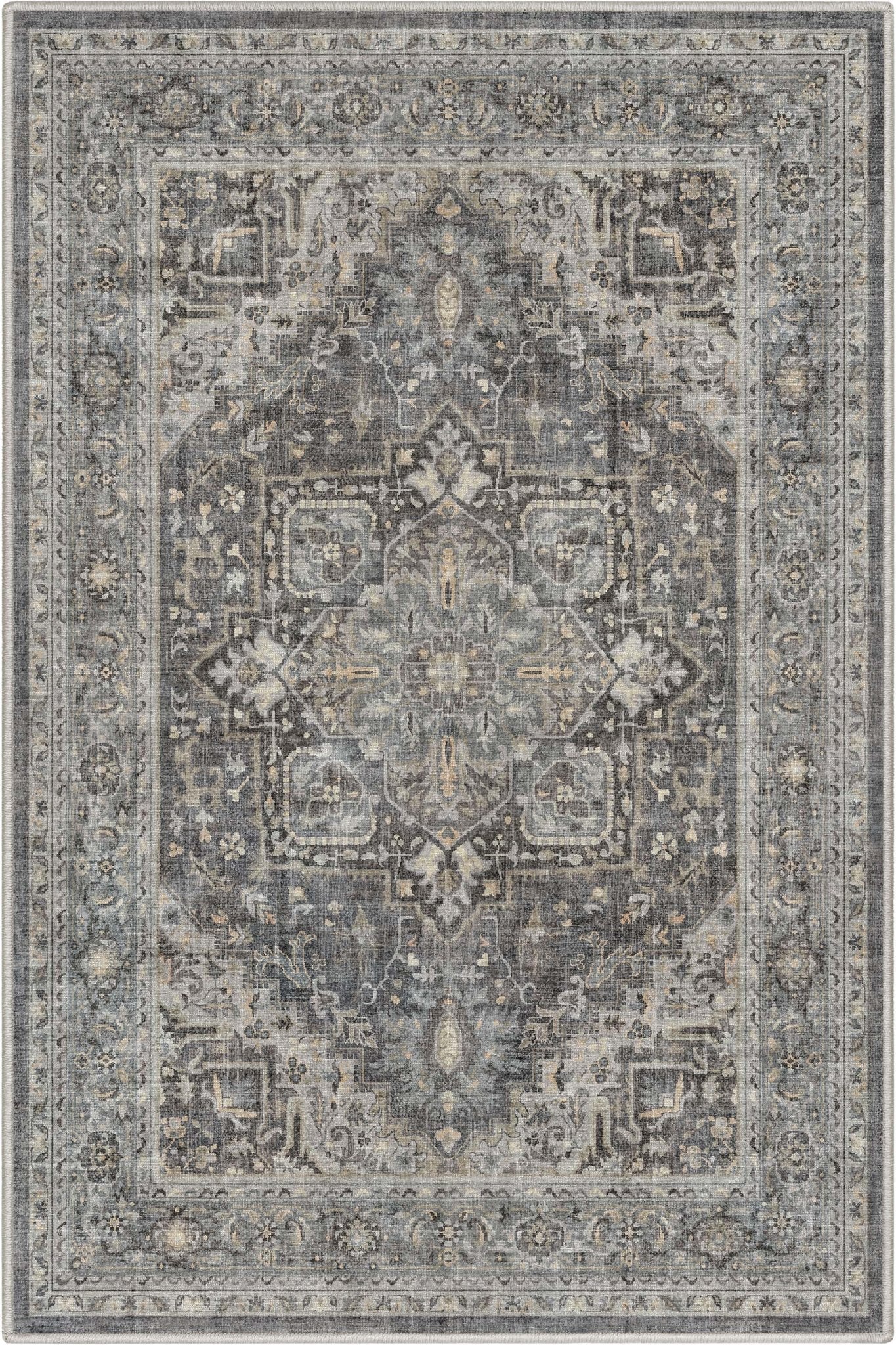 Tirana Vintage Medallion Oriental Flat-Weave Rug、mySite、gigharbornorthrealestate