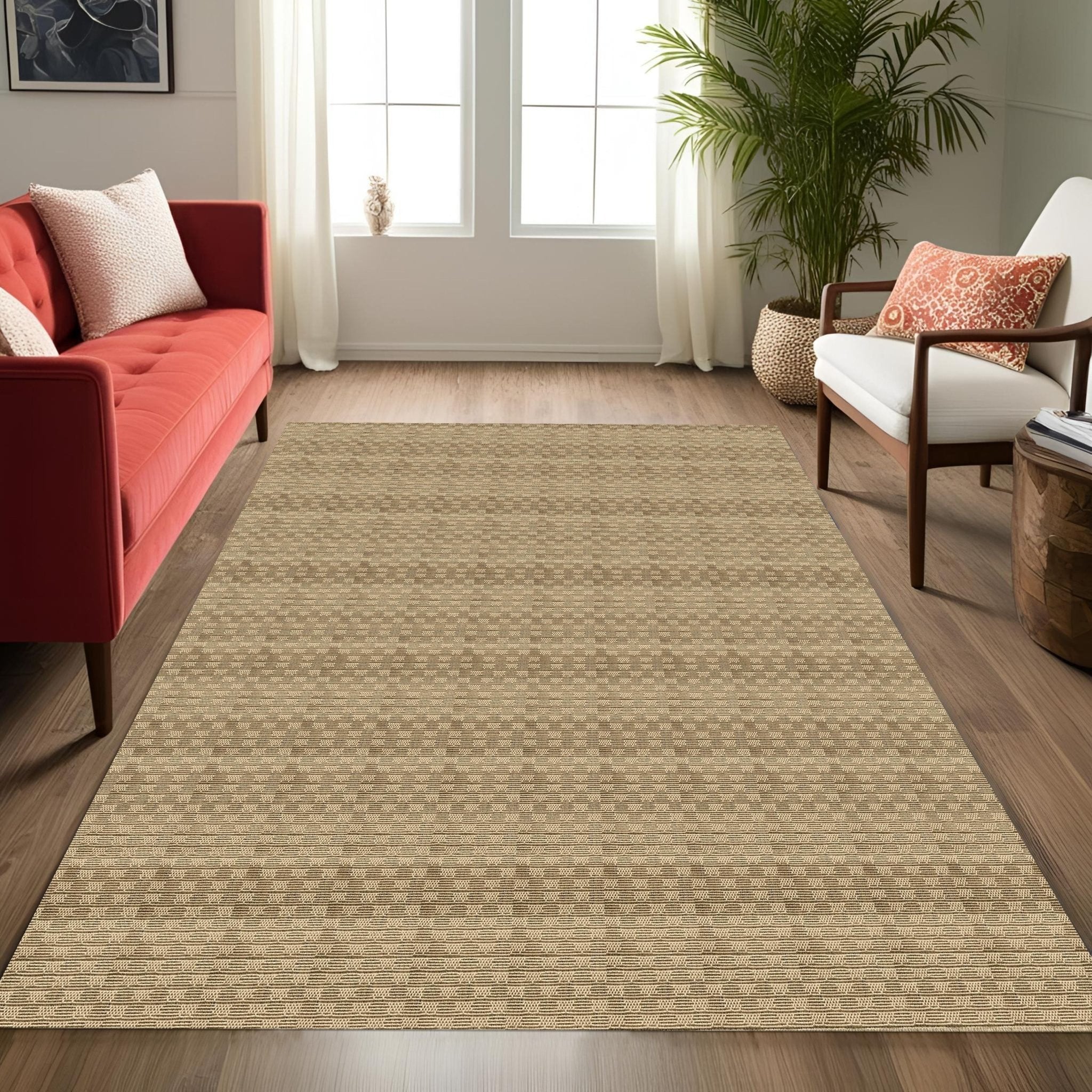 Alto Textures Custom Outdoor/Indoor Flat-Pile Rug - Personalized Sizes, Easy Maintenance、mySite、gigharbornorthrealestate