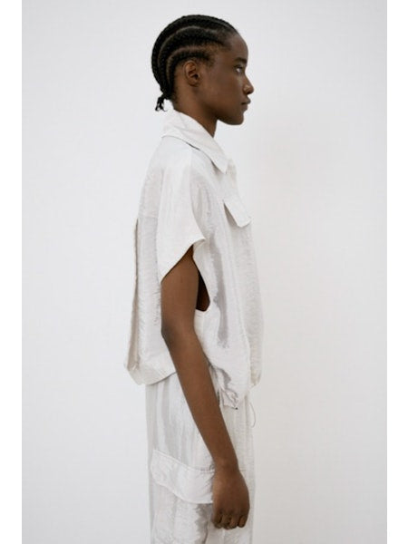 MEIMEIJ Satin Shirt - Final Sale、mySite、noshort