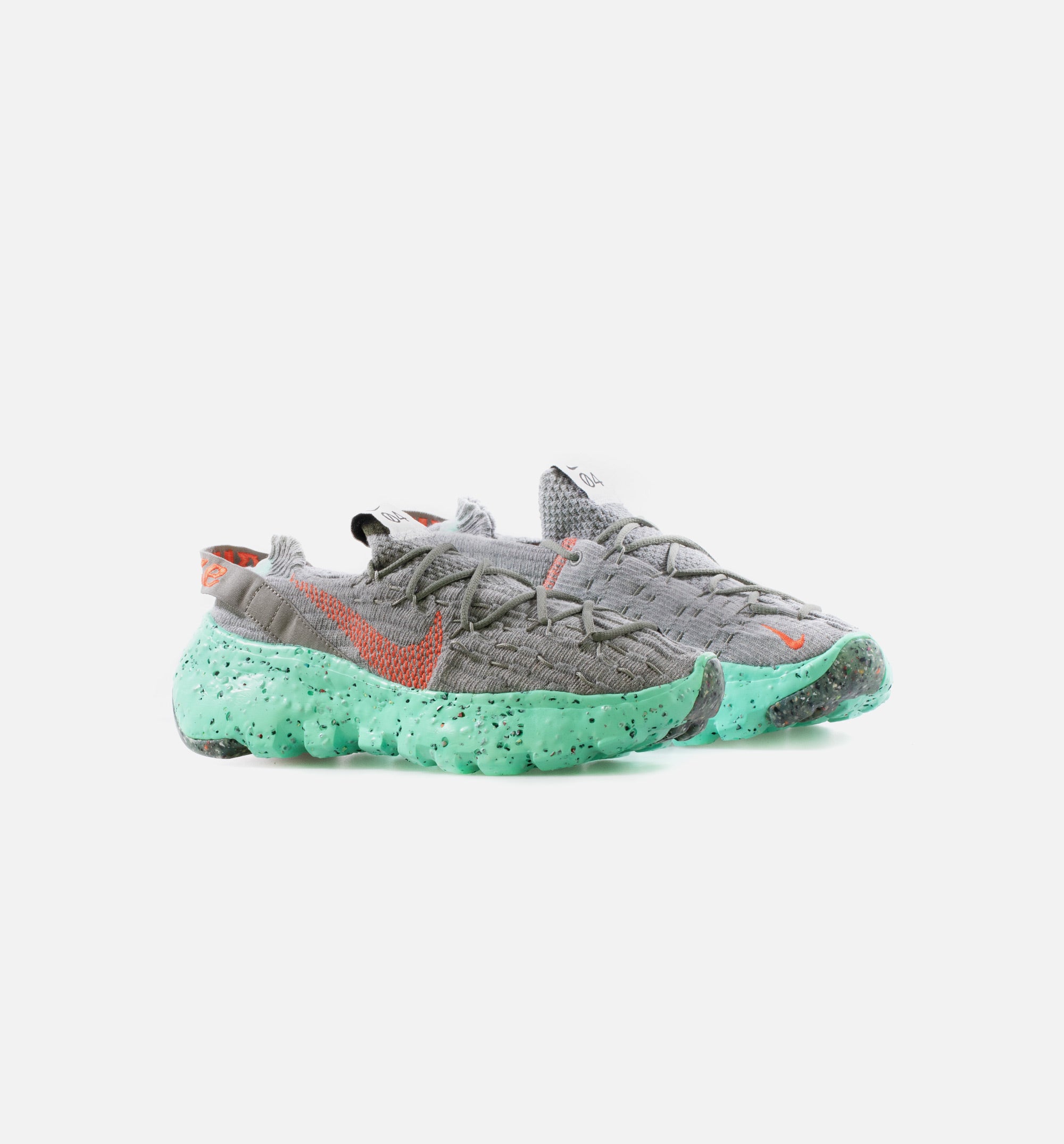 Space Hippie 04 Mens Running Shoe - Gray/Orange/Aquamarine、mySite、dreamappss