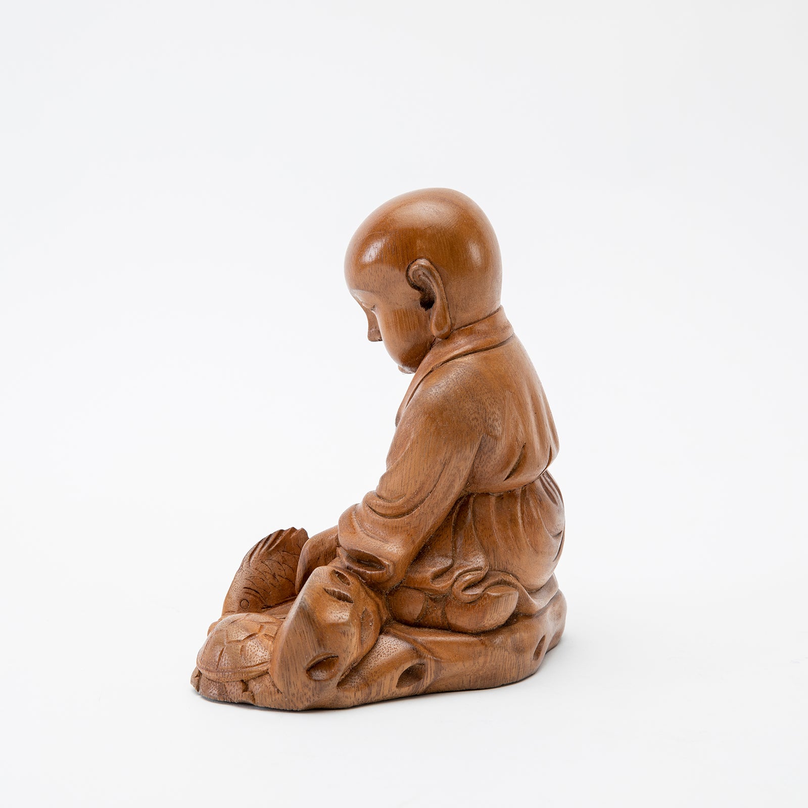 Wooden 'May All Beings Be Free' Statue、mySite、topwebapps