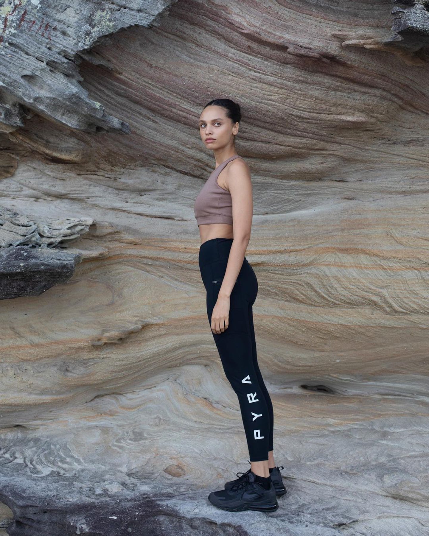 Pyra Women's 3M Pocket Leggings Black、mySite、zt4zffjzw