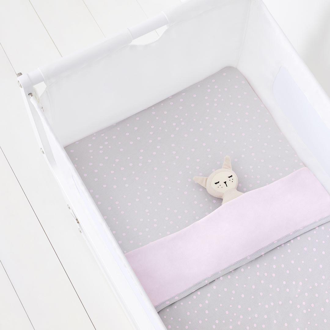  Snuz Crib Bedding Set - Rose Spots - 3 Pack、mySite、merchandisen