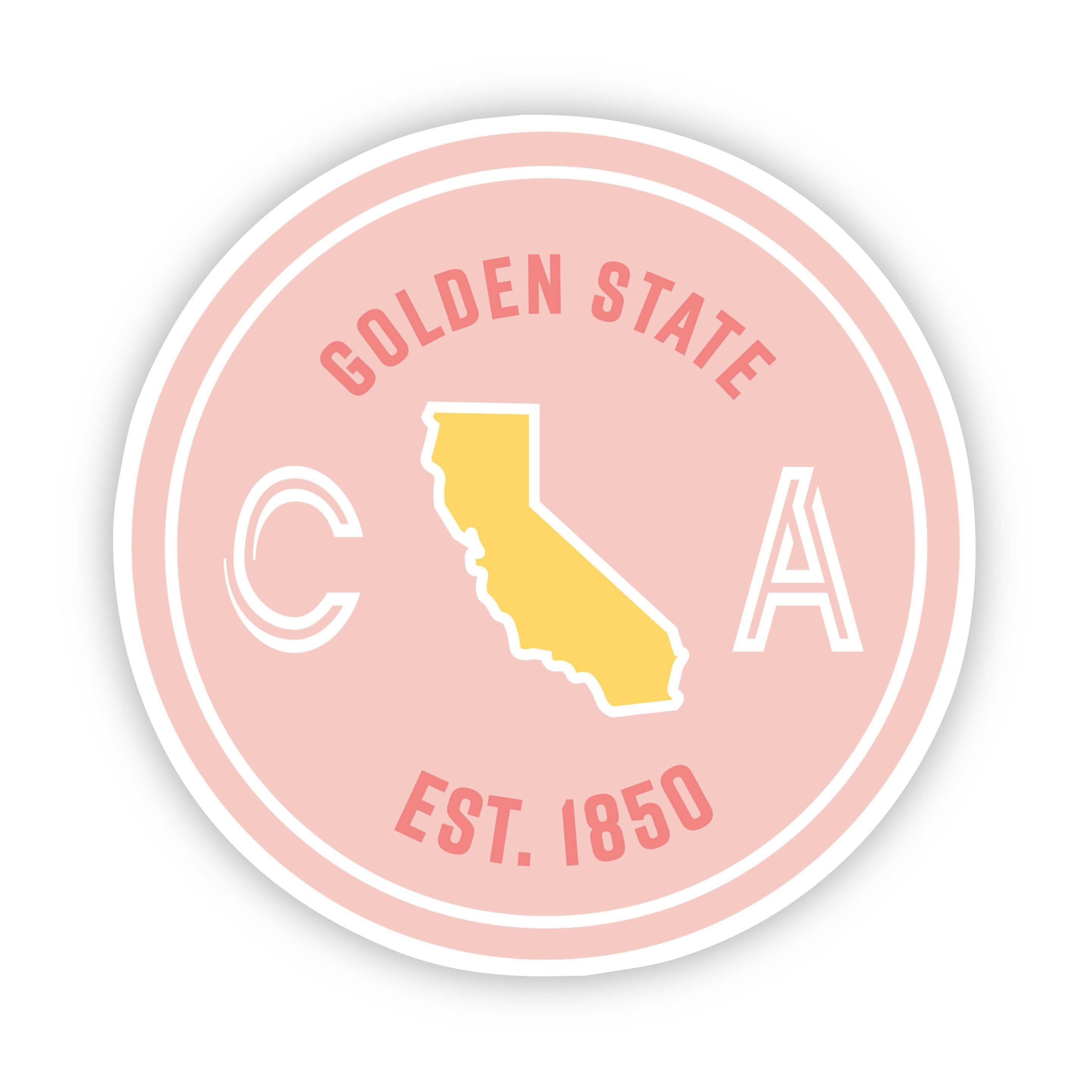  Golden State California Sticker、mySite、elrpsem3k