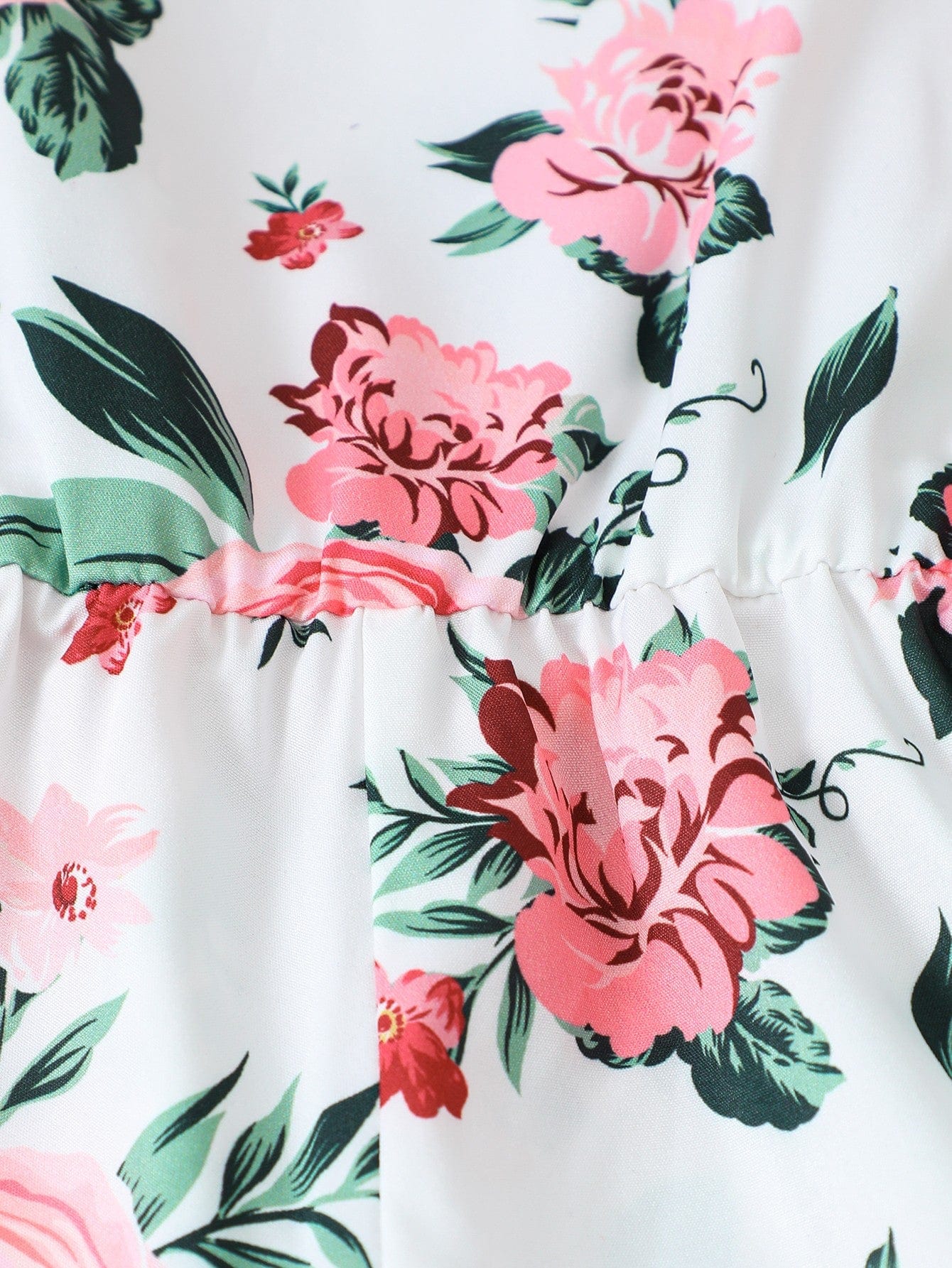 Floral Spaghetti Strap Flare Leg Jumpsuit、mySite、g9winljtr