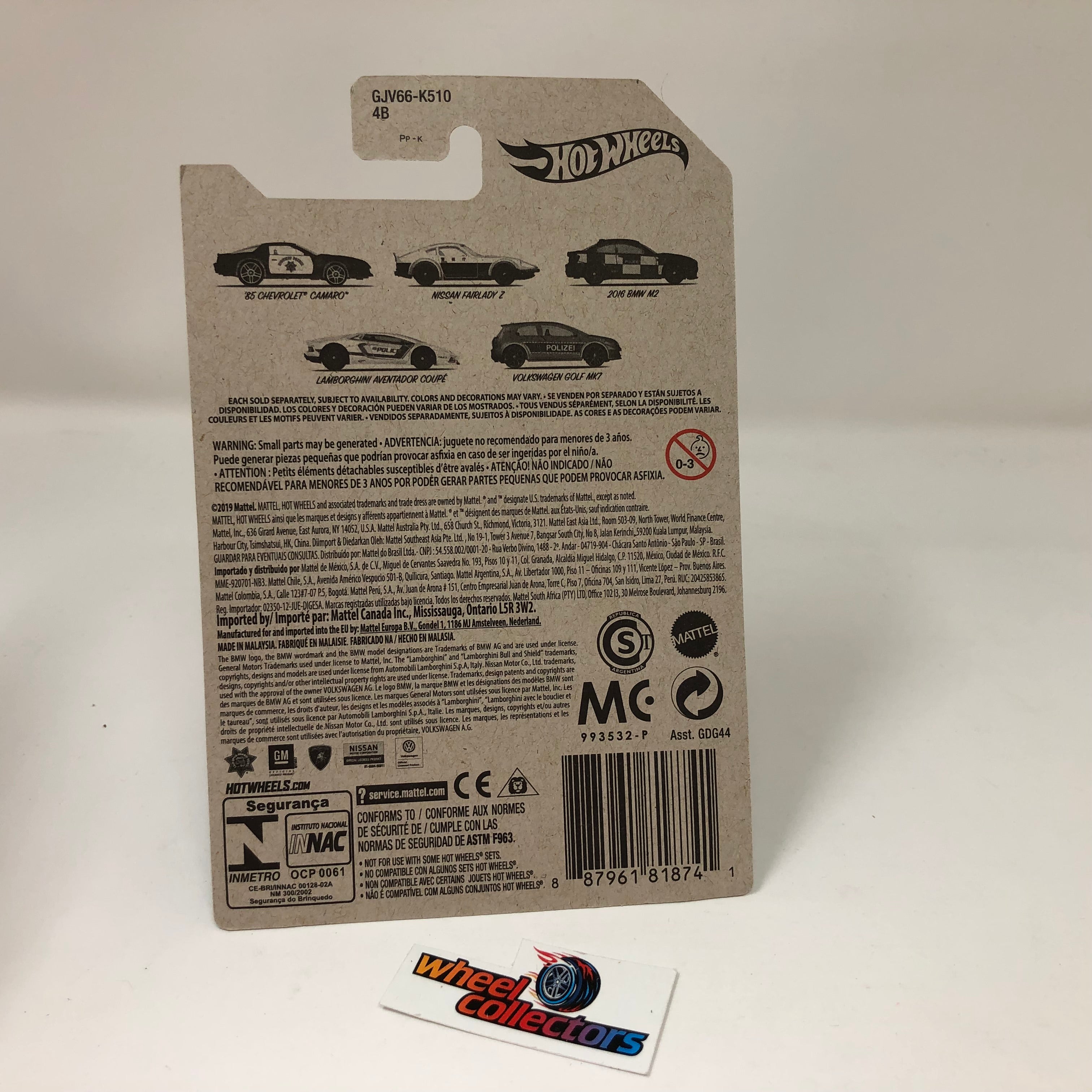 Volkswagen Golf MK7 * Silver * Hot Wheels Police Series、mySite、hgirdovlk