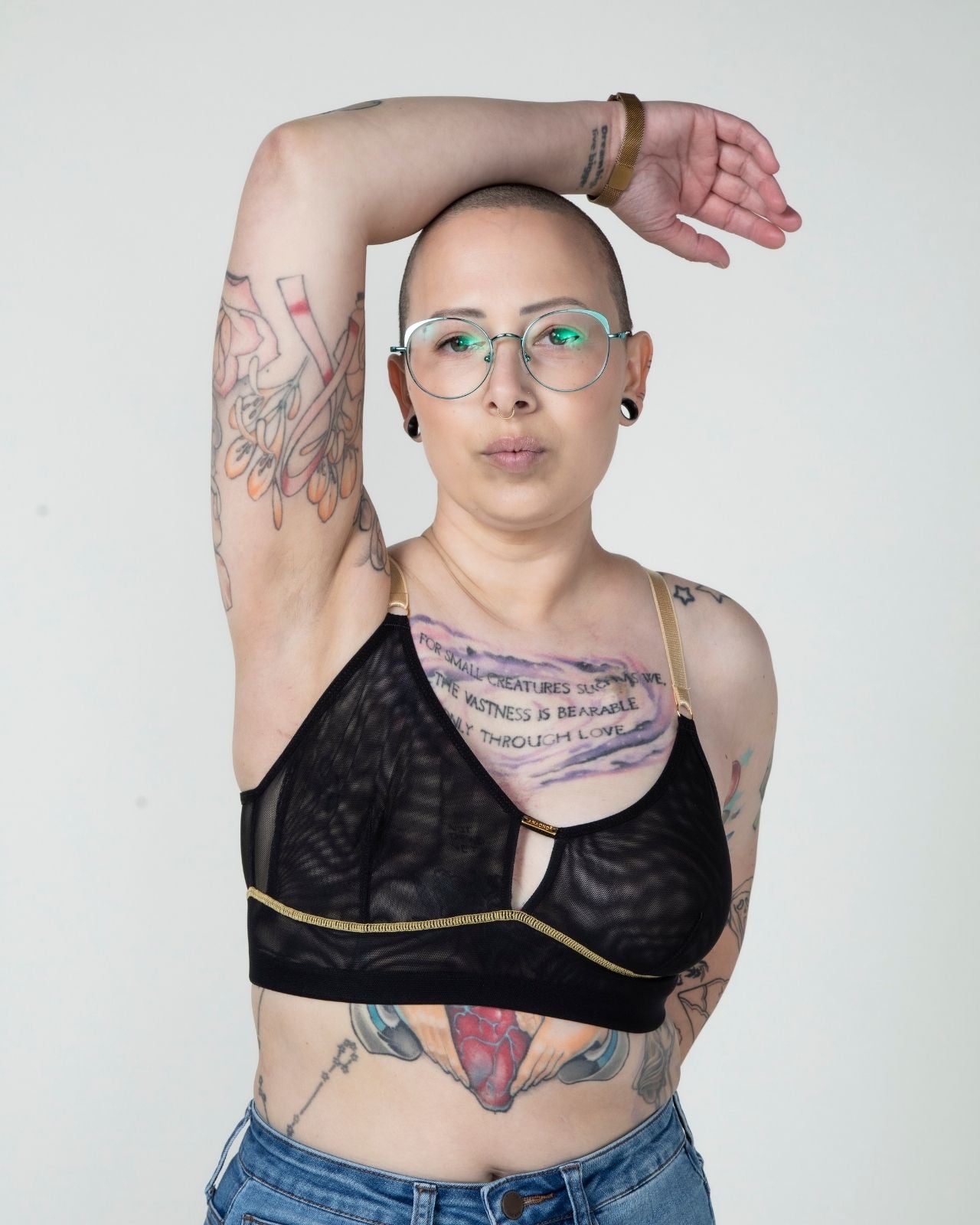 Victoria Mesh Keyhole Bralette、mySite、bengalsvssteelers