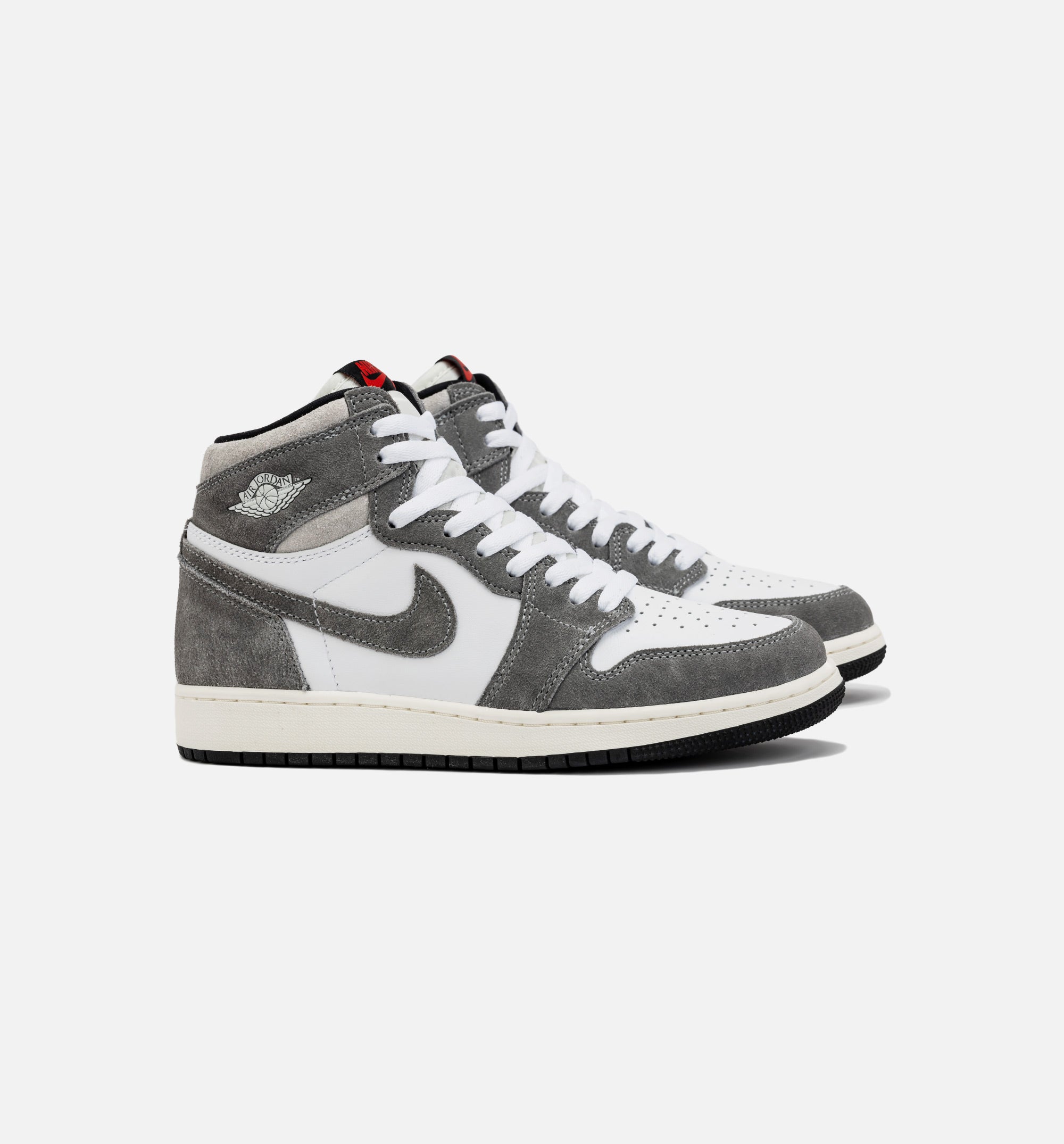 Air Jordan 1 Retro High OG Washed Heritage Grade School Lifestyle Shoe - Grey/White Free Shipping、mySite、dreamappss