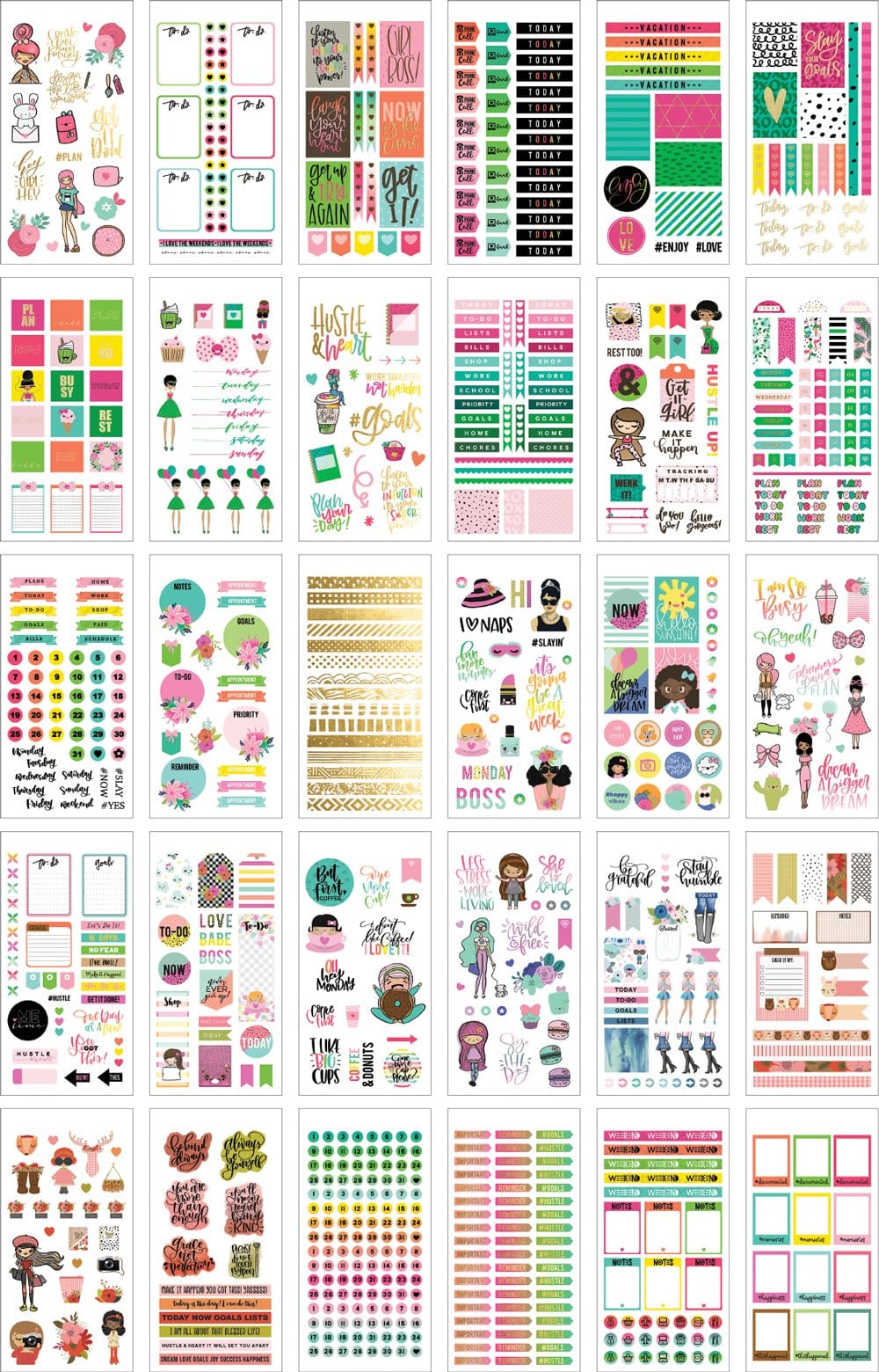  Planner Stickers and Accessories - Mommy Lhey、mySite、ghnorth