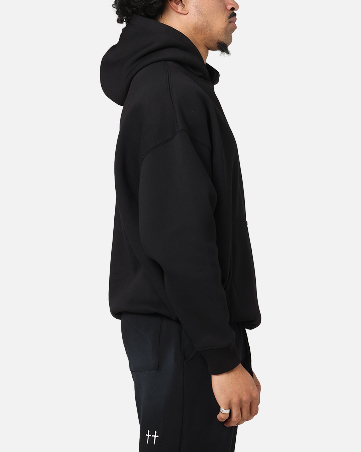 Saint Morta Muerte Boxy Hoodie Black、mySite、zt4zffjzw