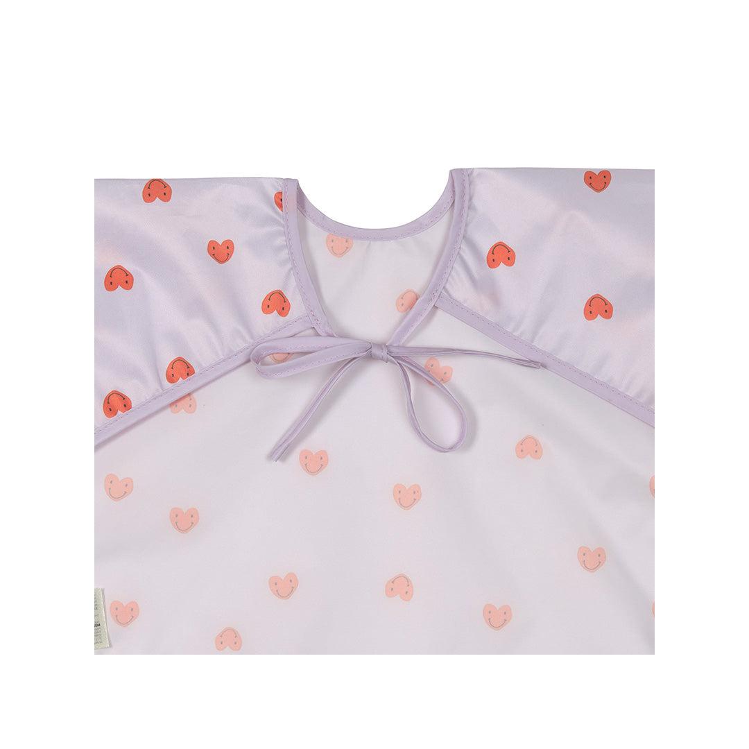  Lassig Long Sleeve Bibs 2pcs - Happy Rascals - Heart Lavender、mySite、merchandisen